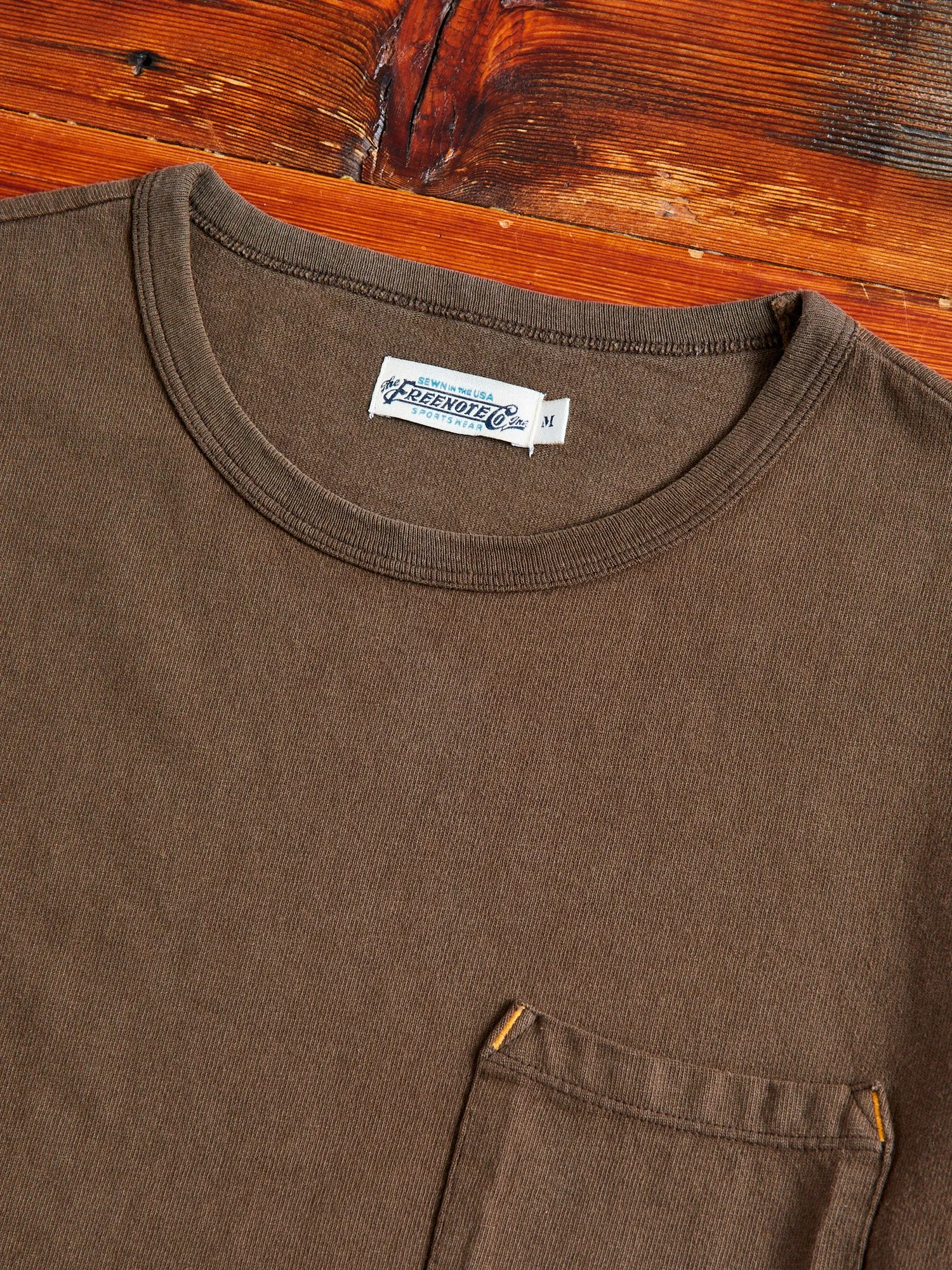 13oz Pocket T-Shirt in Cedar