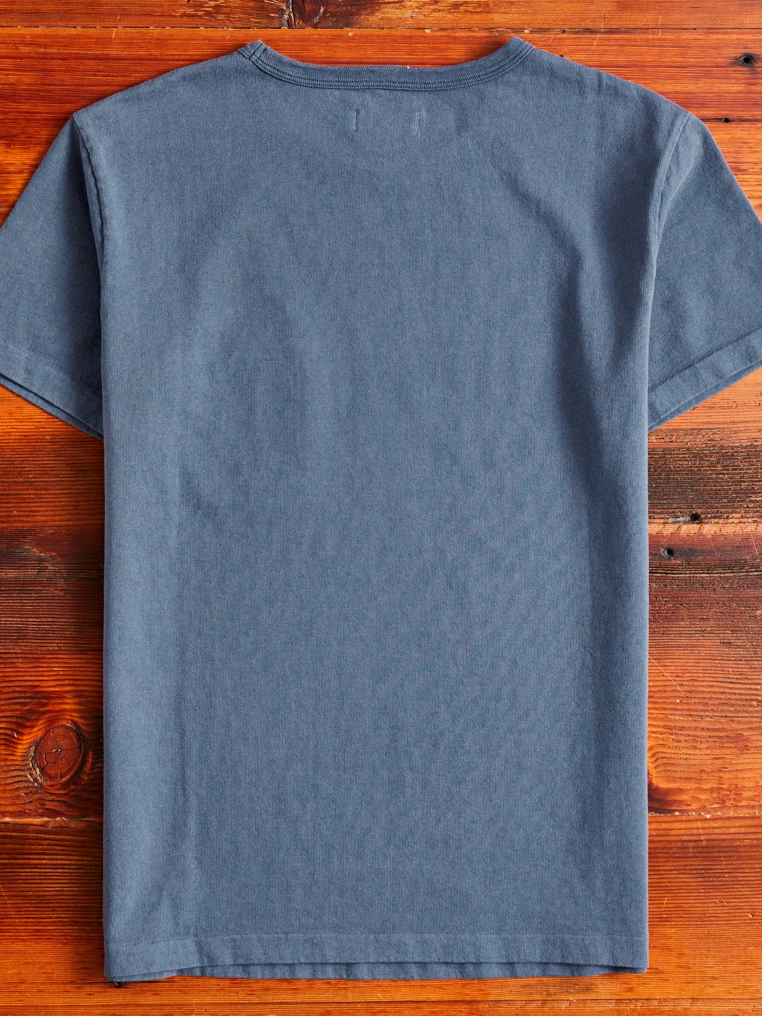 13oz Pocket T-Shirt in Faded Blue