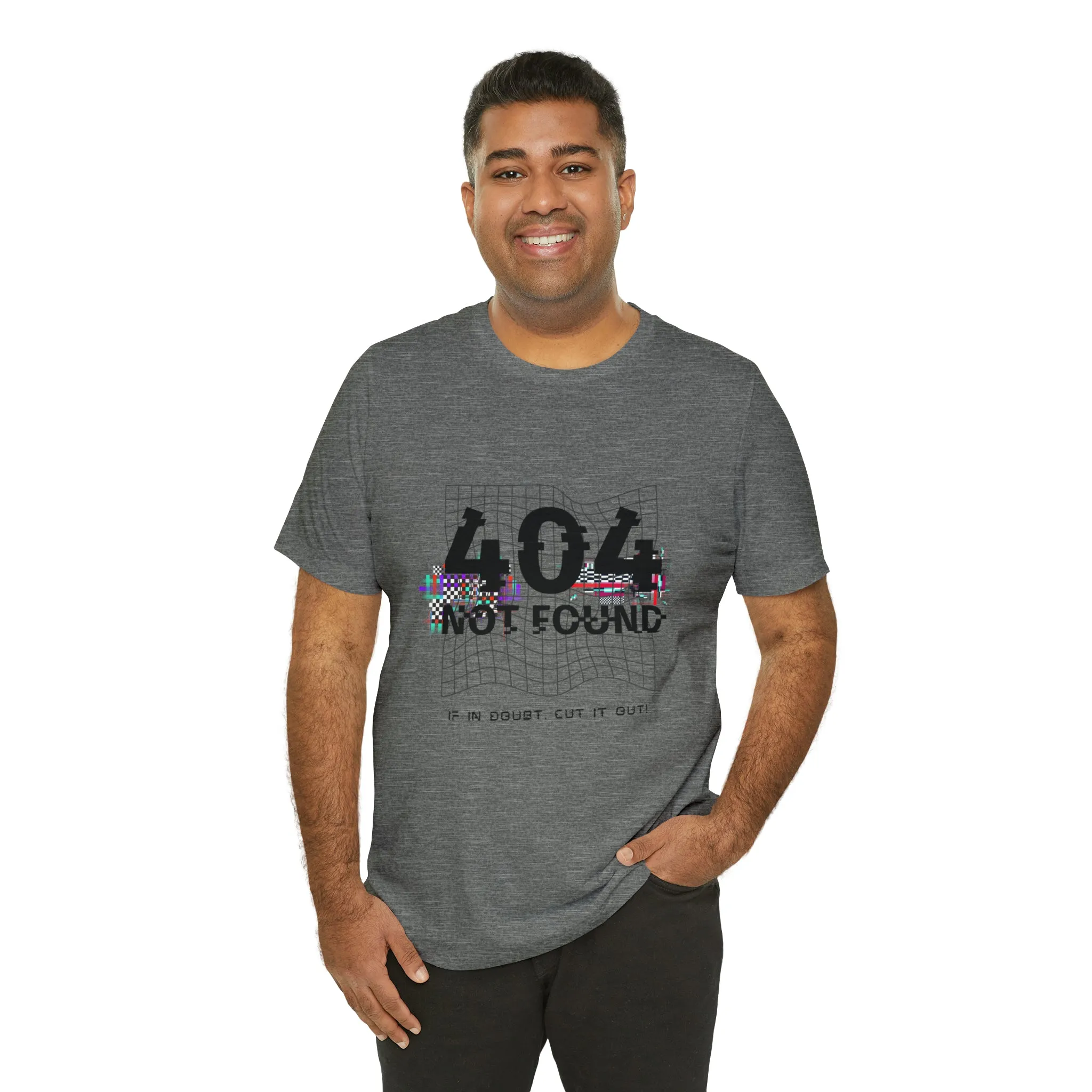 404 Not found Unisex Jersey Short Sleeve Tee