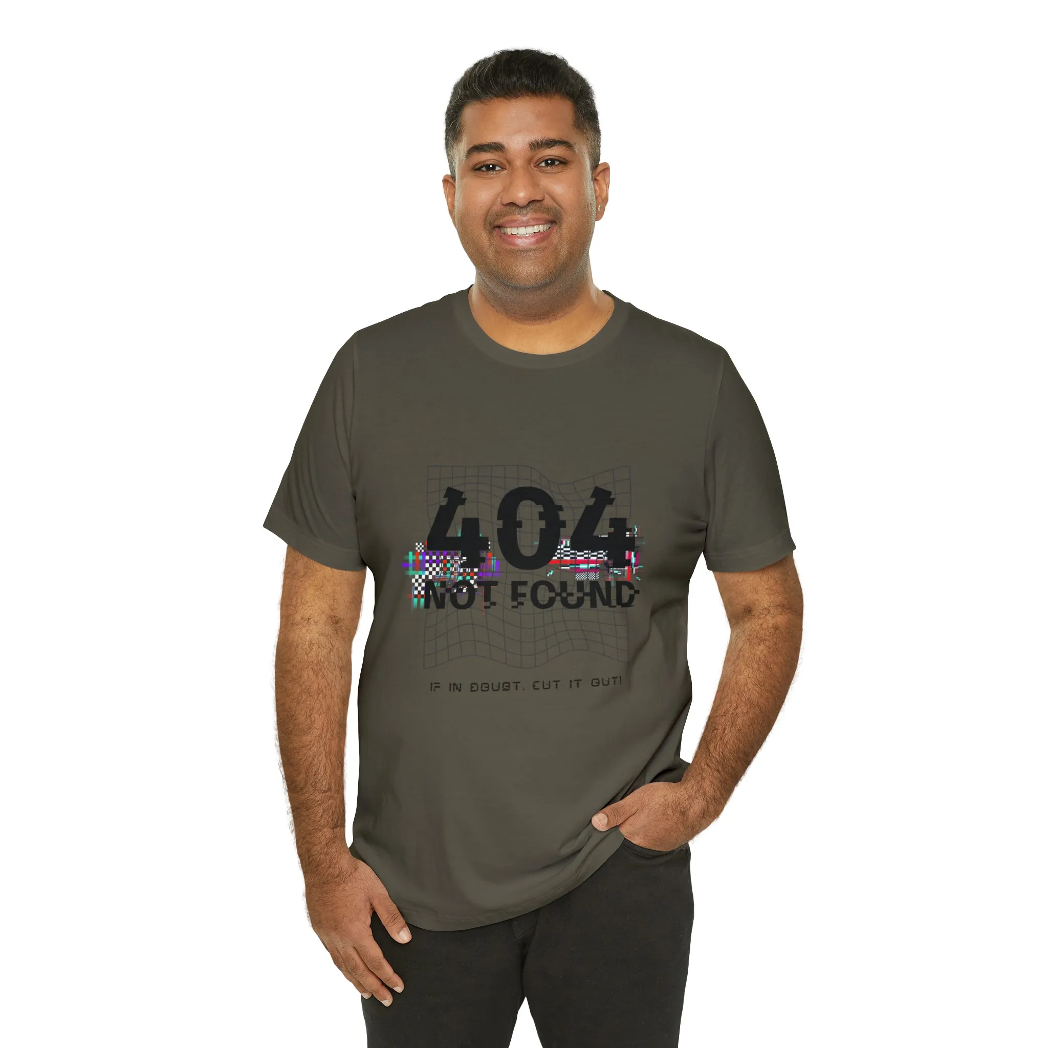 404 Not found Unisex Jersey Short Sleeve Tee