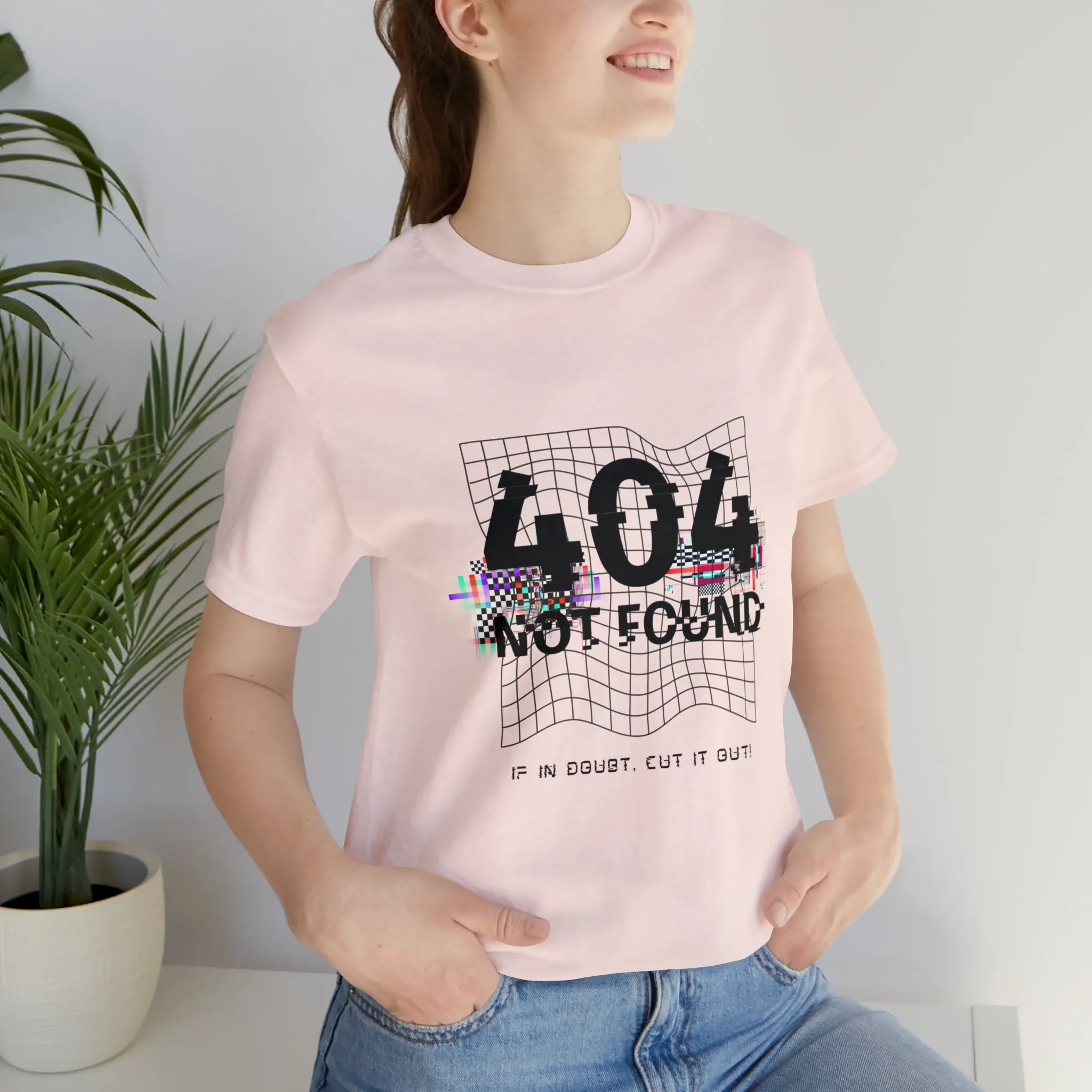 404 Not found Unisex Jersey Short Sleeve Tee