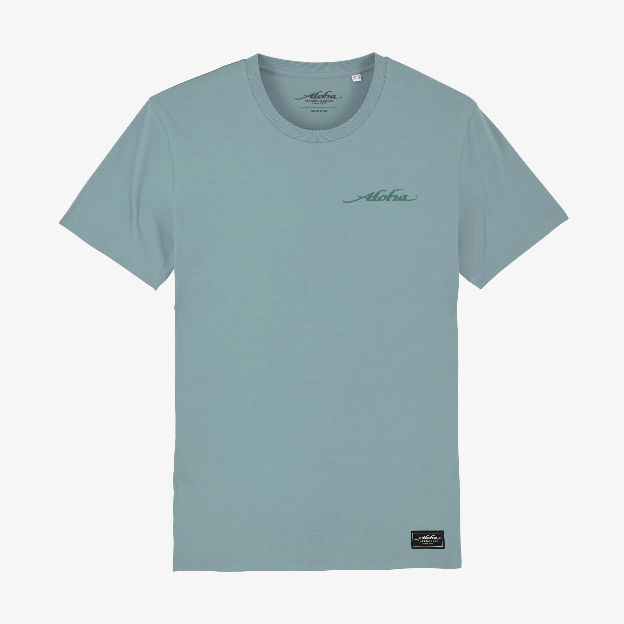 Aloha Shapers Badge T-Shirt – Unisex Short Sleeve Tee - Slate Blue