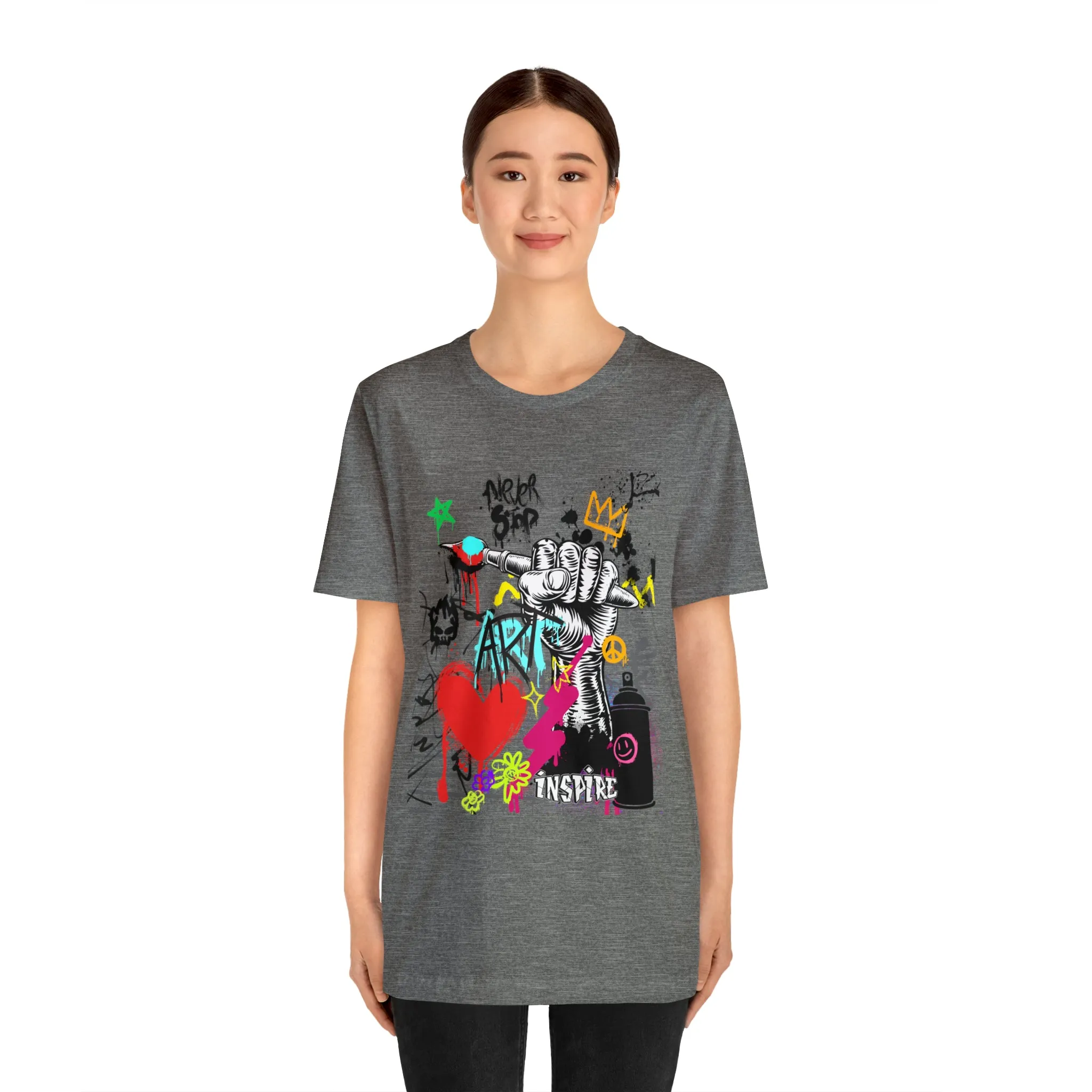 Artist graffiti urban Unisex Jersey Short Sleeve Tee