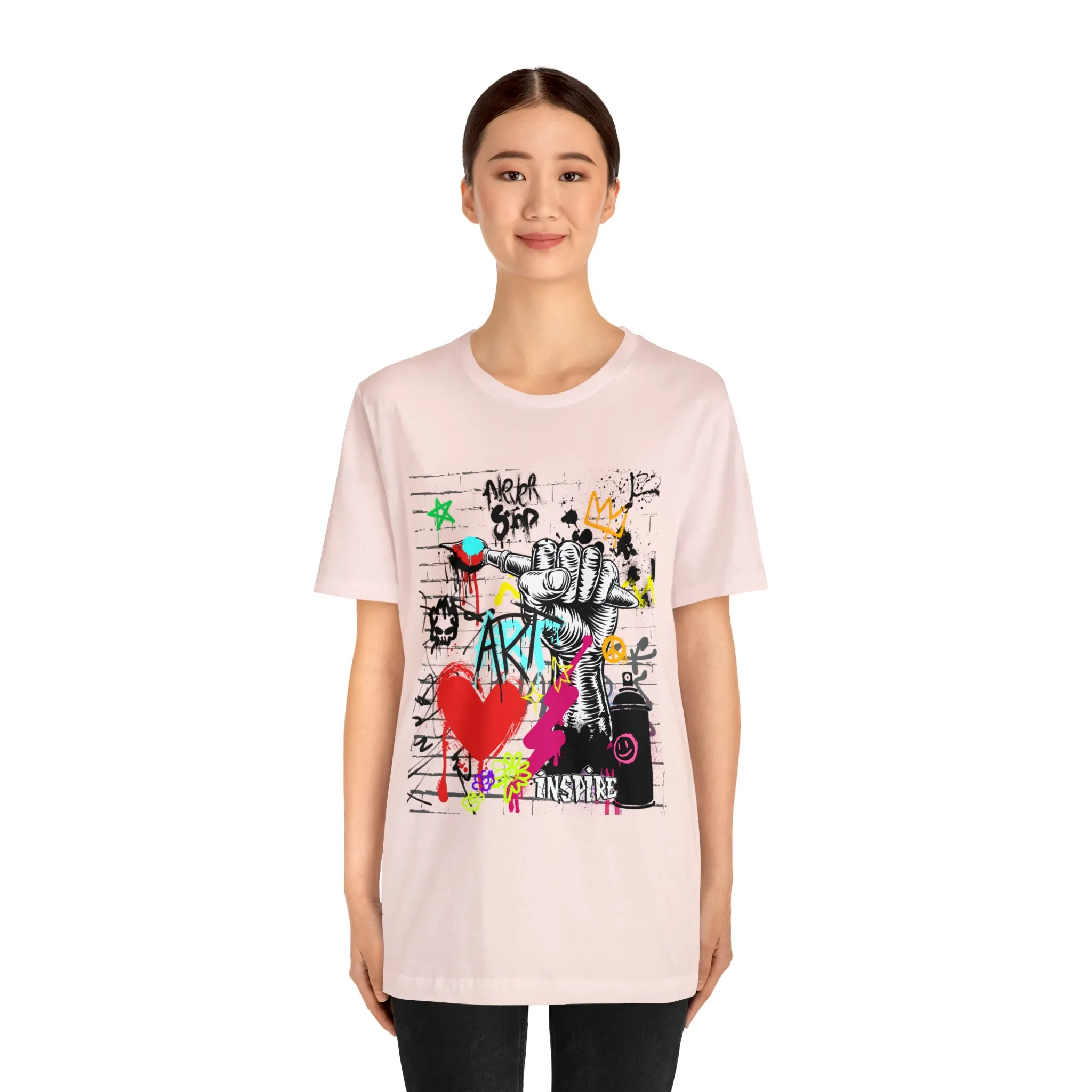 Artist graffiti urban Unisex Jersey Short Sleeve Tee