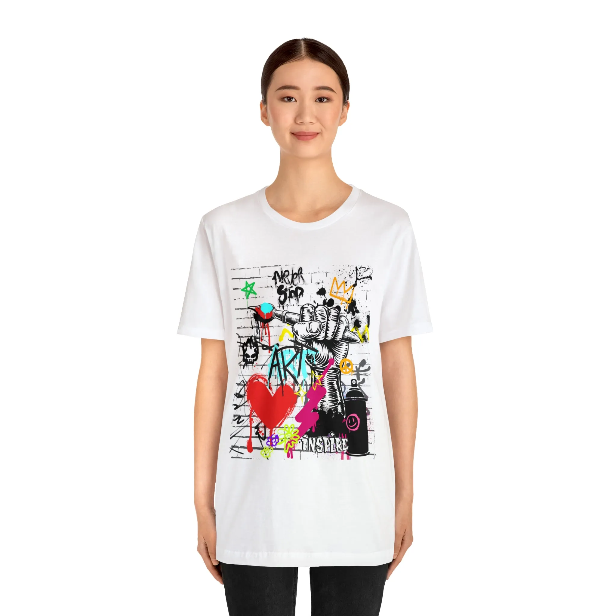 Artist graffiti urban Unisex Jersey Short Sleeve Tee
