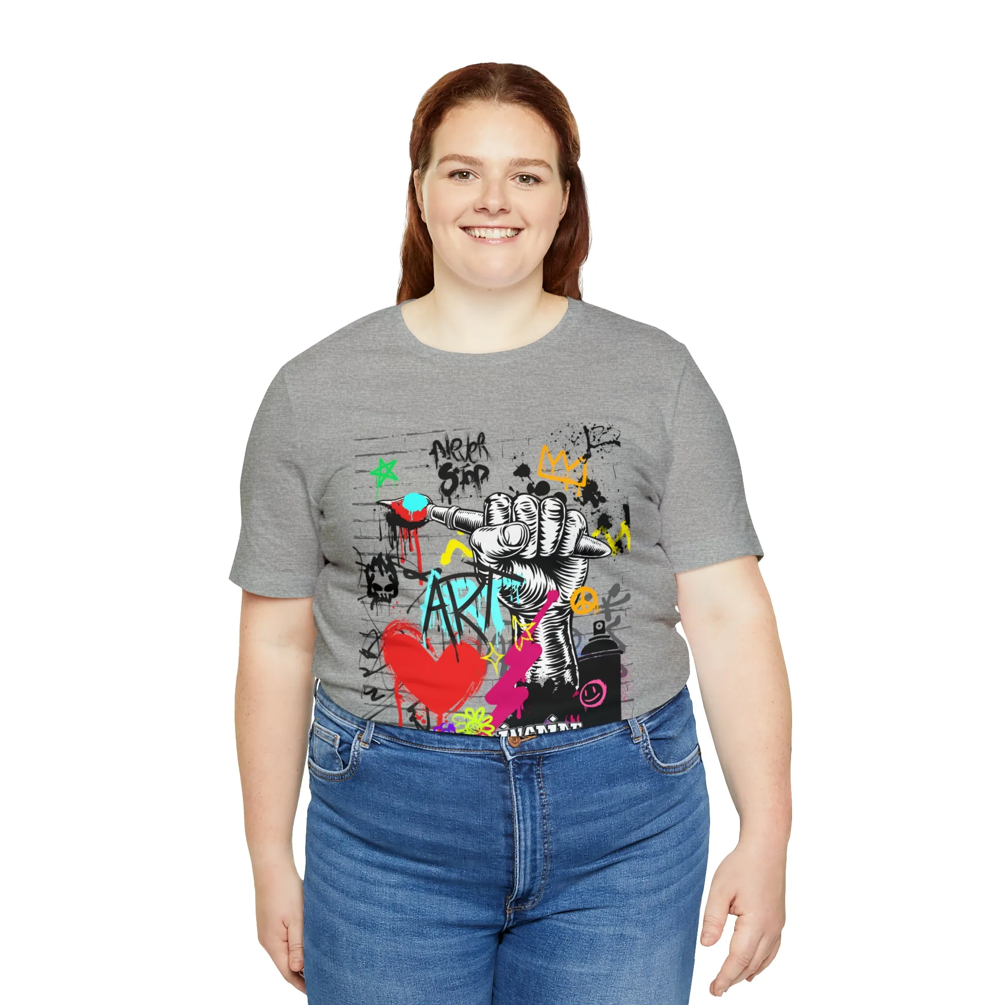Artist graffiti urban Unisex Jersey Short Sleeve Tee