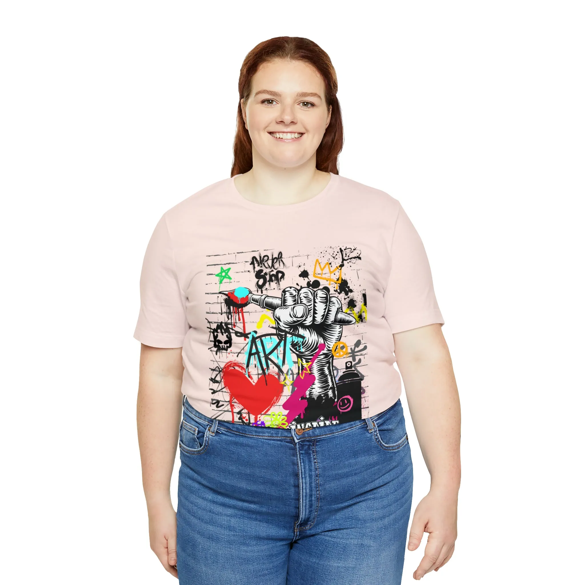 Artist graffiti urban Unisex Jersey Short Sleeve Tee