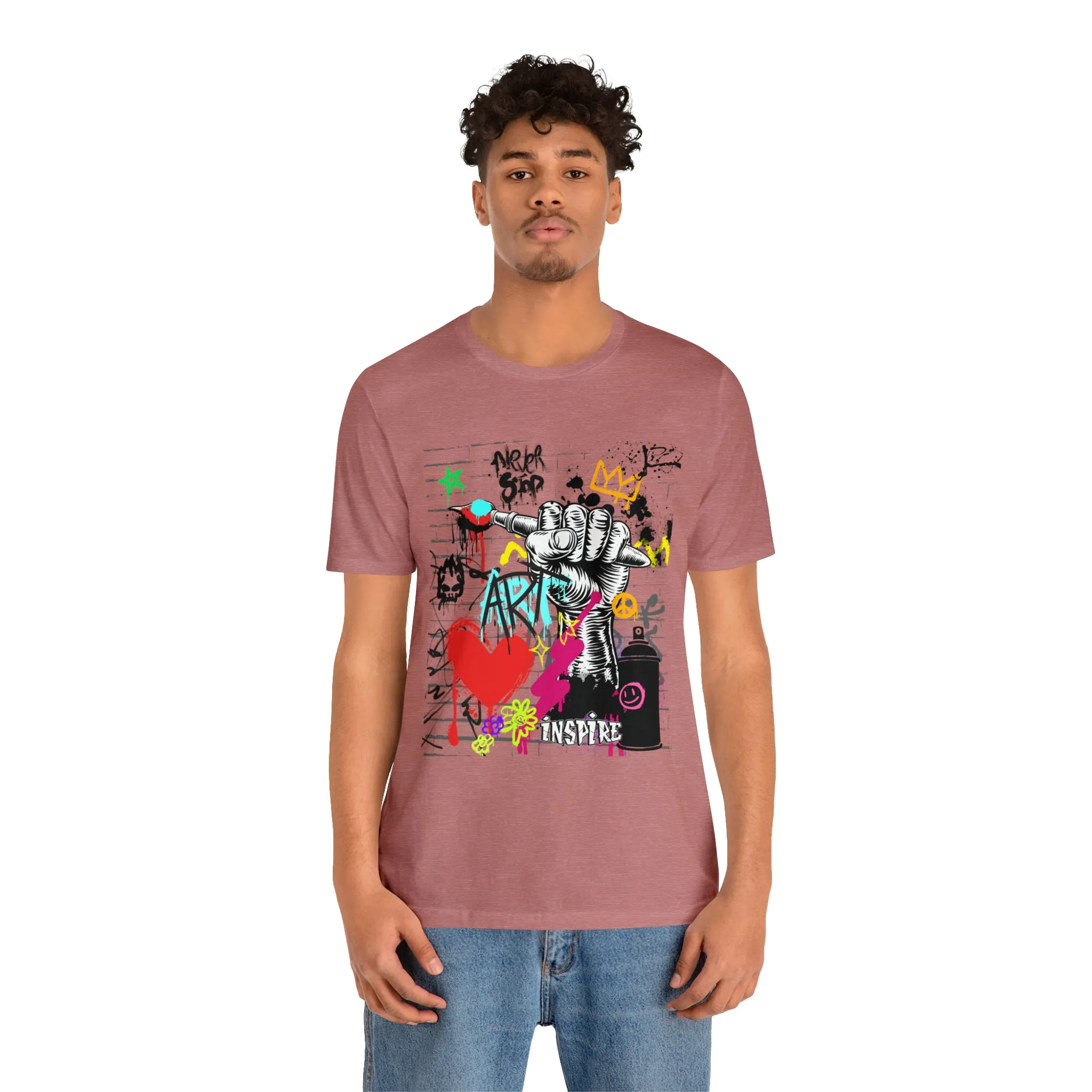 Artist graffiti urban Unisex Jersey Short Sleeve Tee