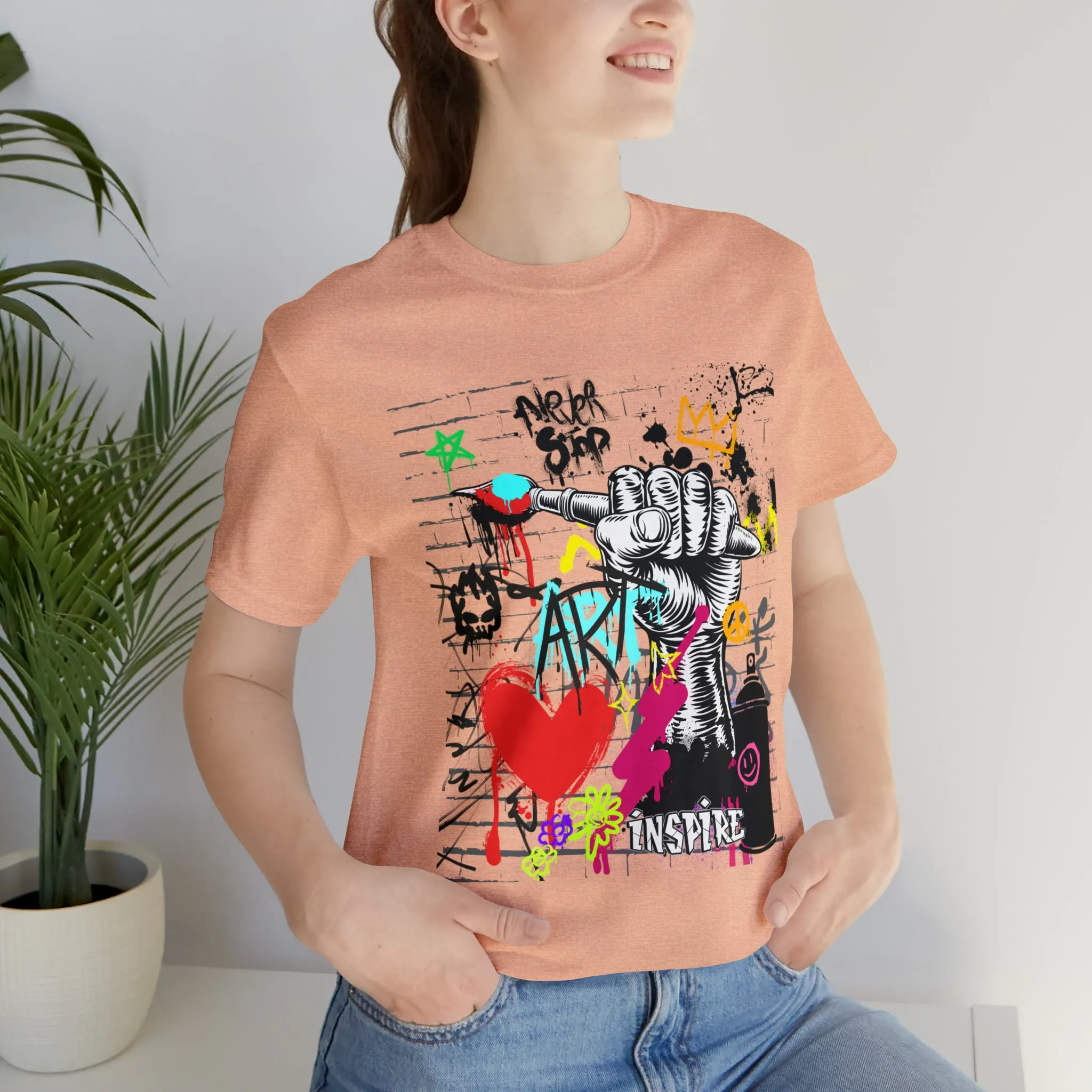 Artist graffiti urban Unisex Jersey Short Sleeve Tee