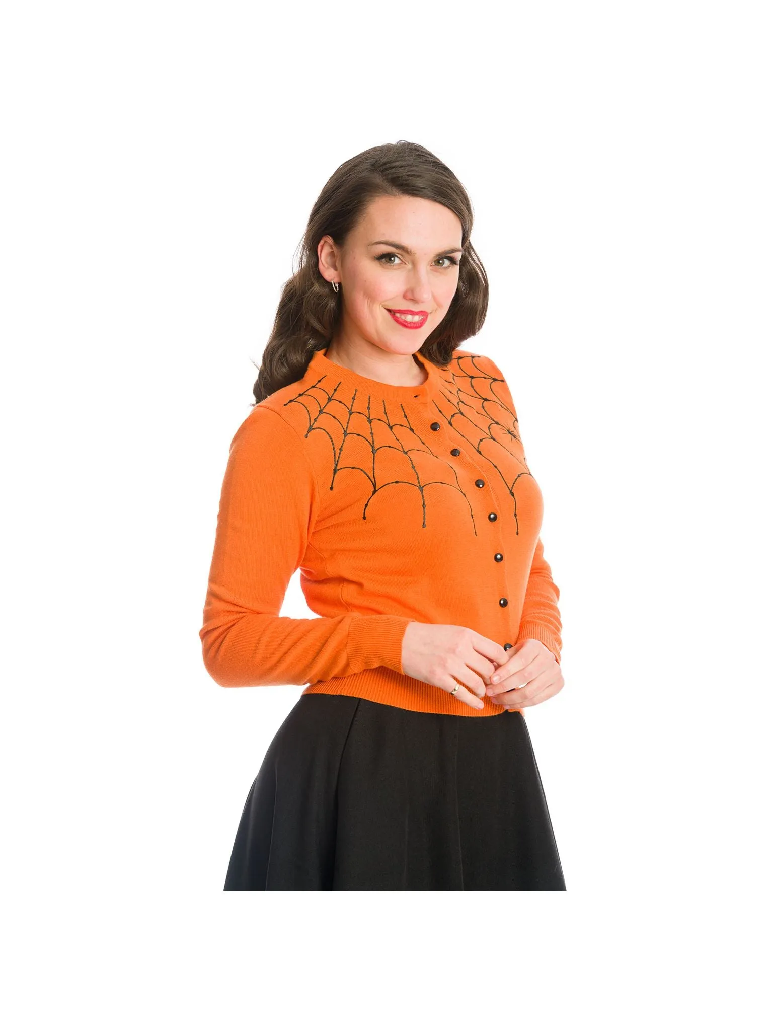Banned Under Her Spell Cardigan in Orange