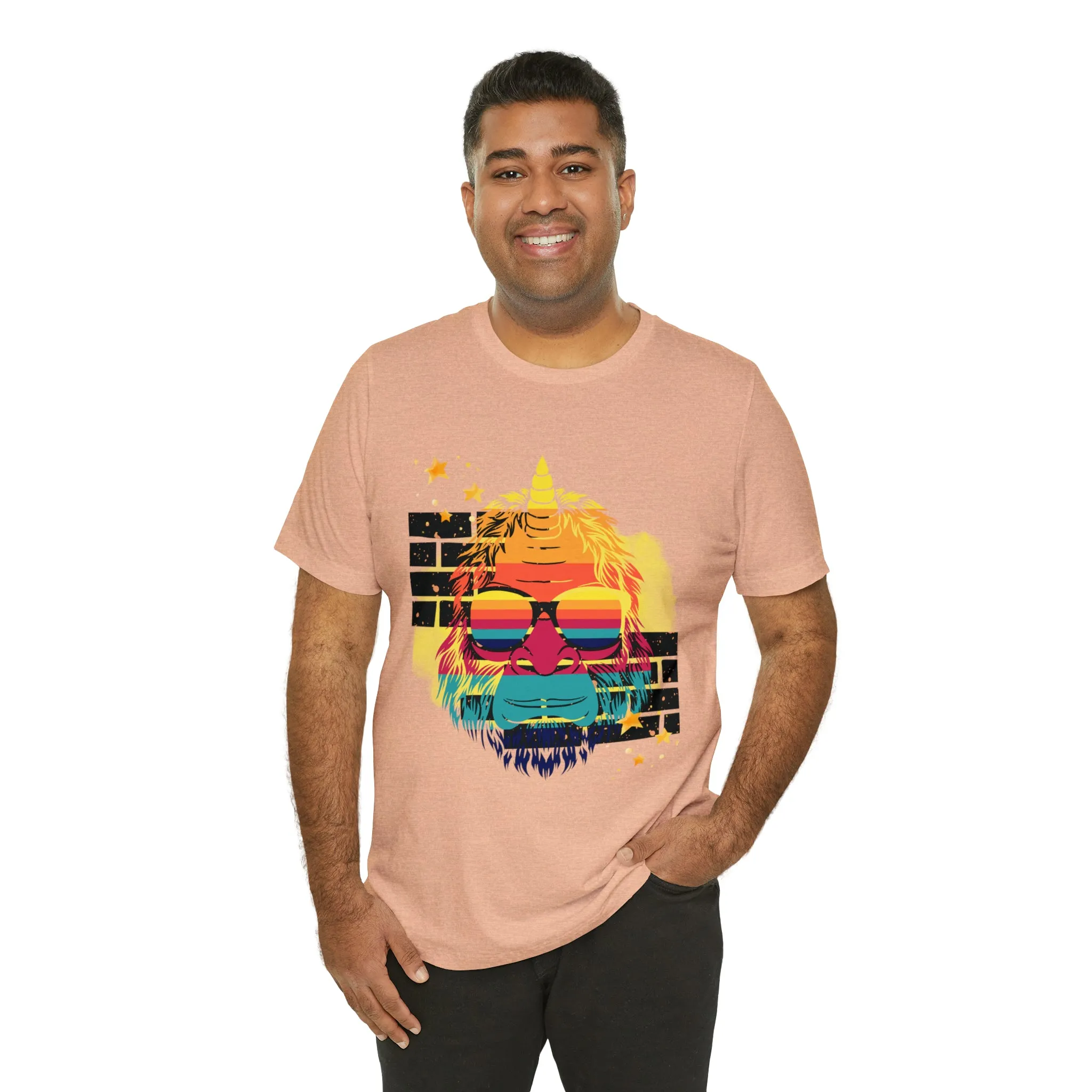 Bigfoot Unicorn  Unisex Jersey Short Sleeve Tee