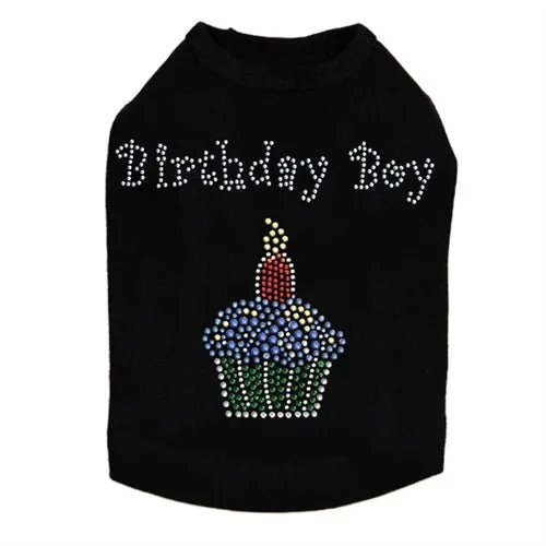 Birthday Boy Rhinestone Tank- Many Colors