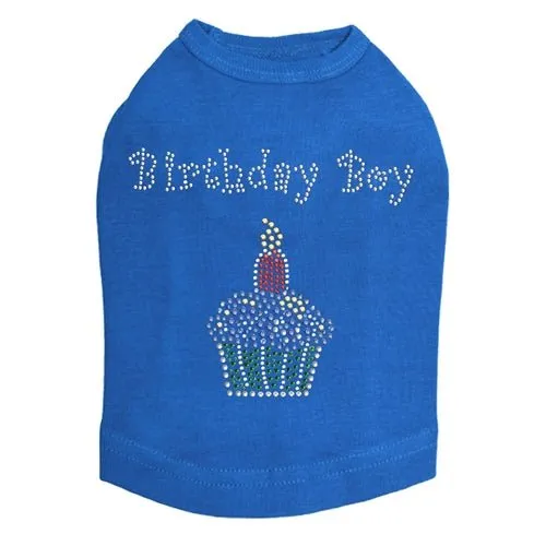 Birthday Boy Rhinestone Tank- Many Colors