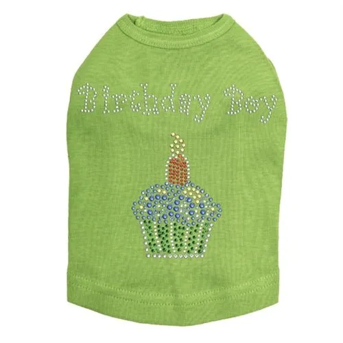 Birthday Boy Rhinestone Tank- Many Colors