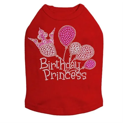 Birthday Princess Rhinestone Tank- Many Colors