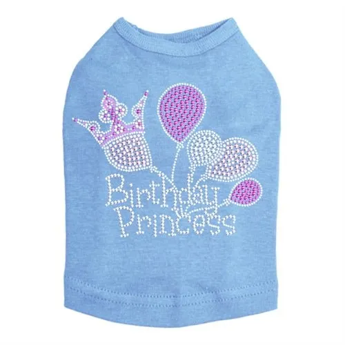 Birthday Princess Rhinestone Tank- Many Colors