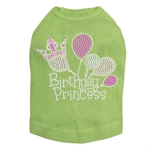 Birthday Princess Rhinestone Tank- Many Colors