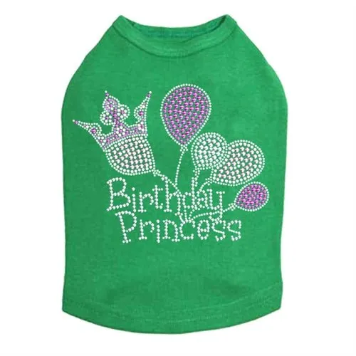 Birthday Princess Rhinestone Tank- Many Colors