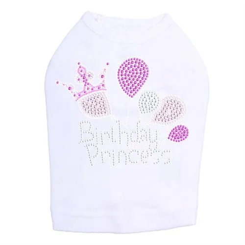Birthday Princess Rhinestone Tank- Many Colors