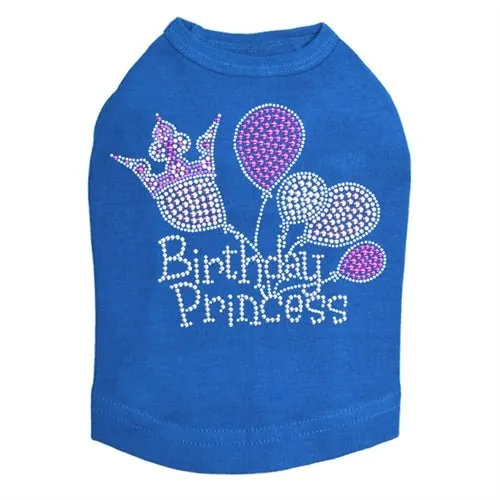 Birthday Princess Rhinestone Tank- Many Colors