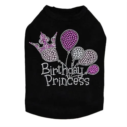 Birthday Princess Rhinestone Tank- Many Colors
