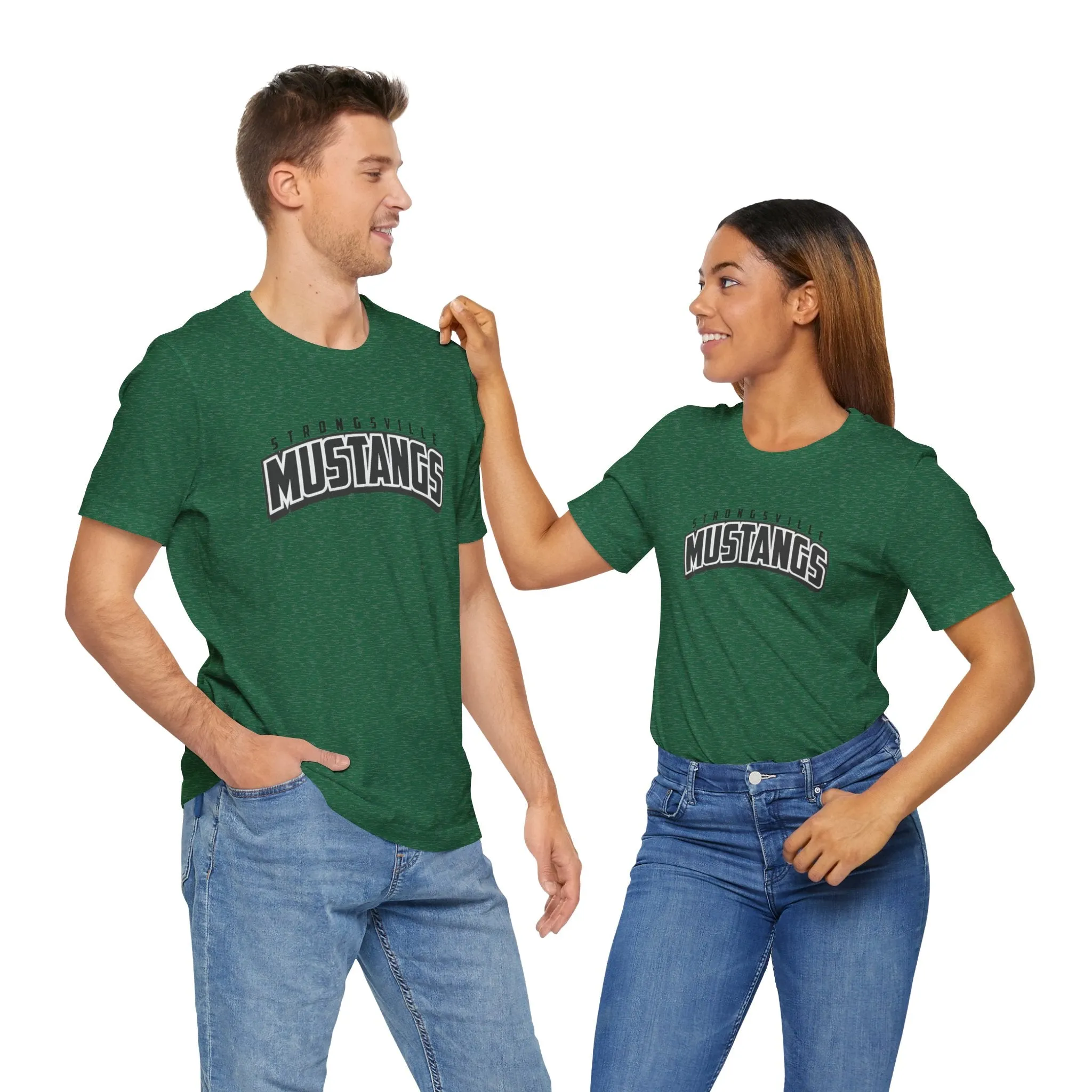 Black Logo Unisex Jersey Short Sleeve Tee