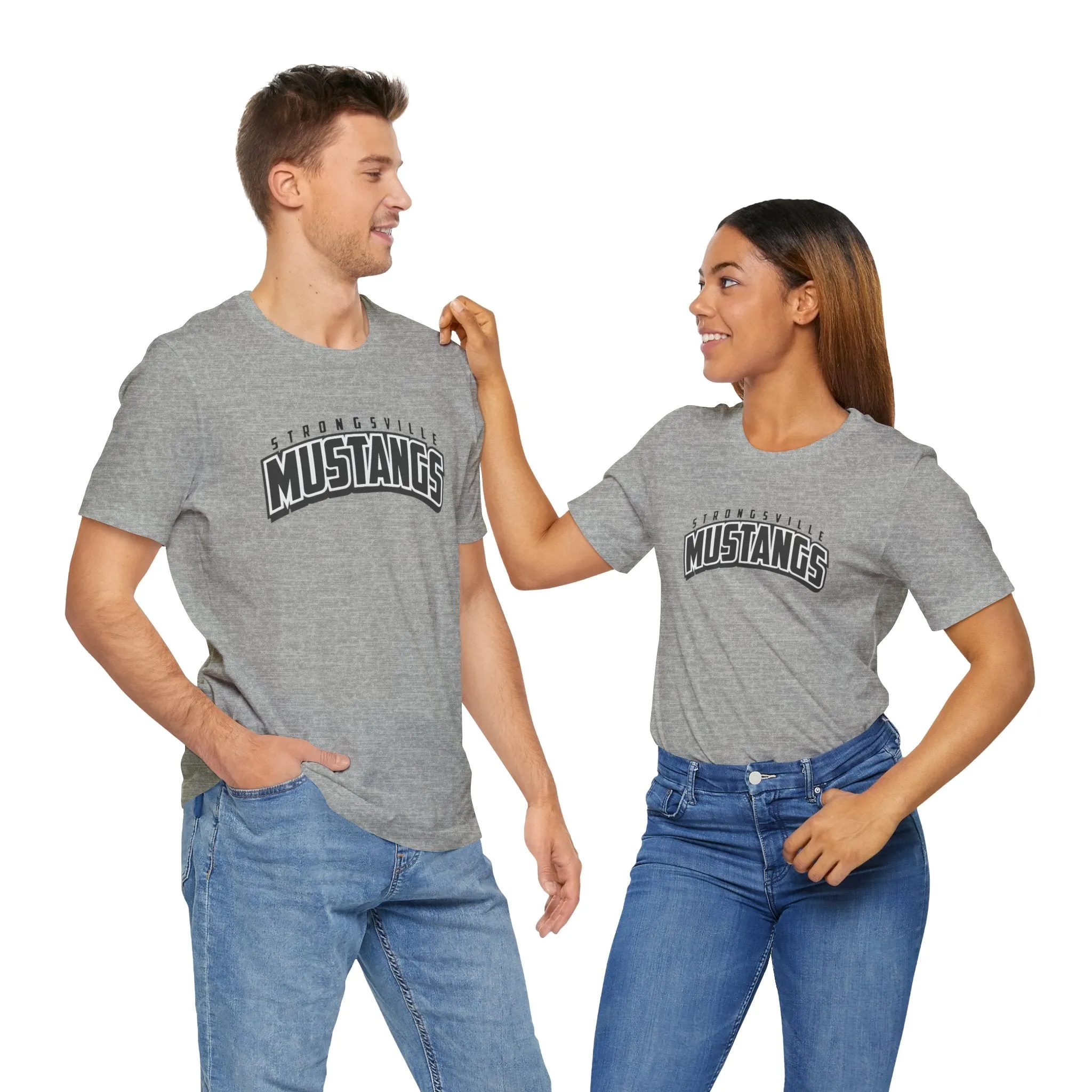 Black Logo Unisex Jersey Short Sleeve Tee