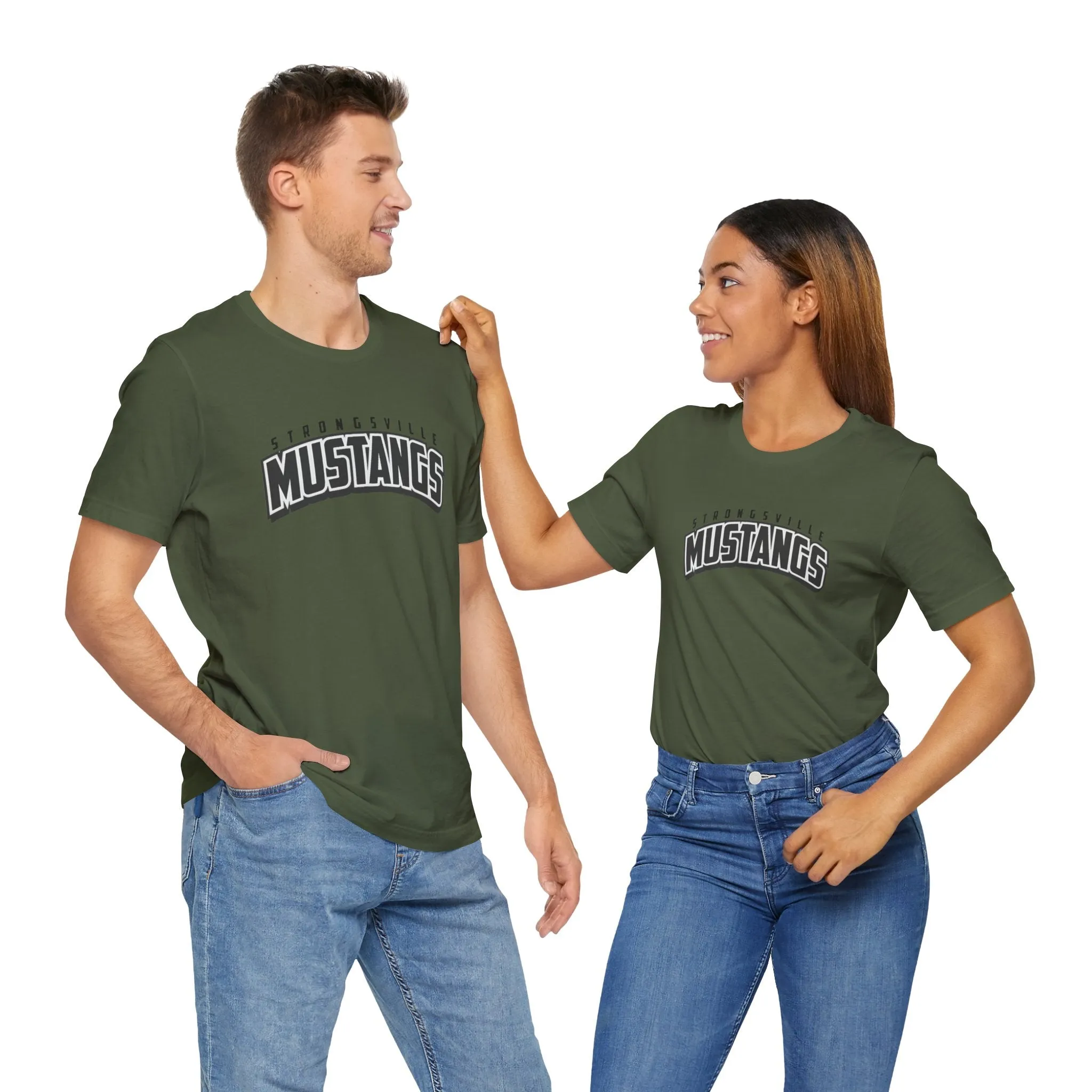 Black Logo Unisex Jersey Short Sleeve Tee