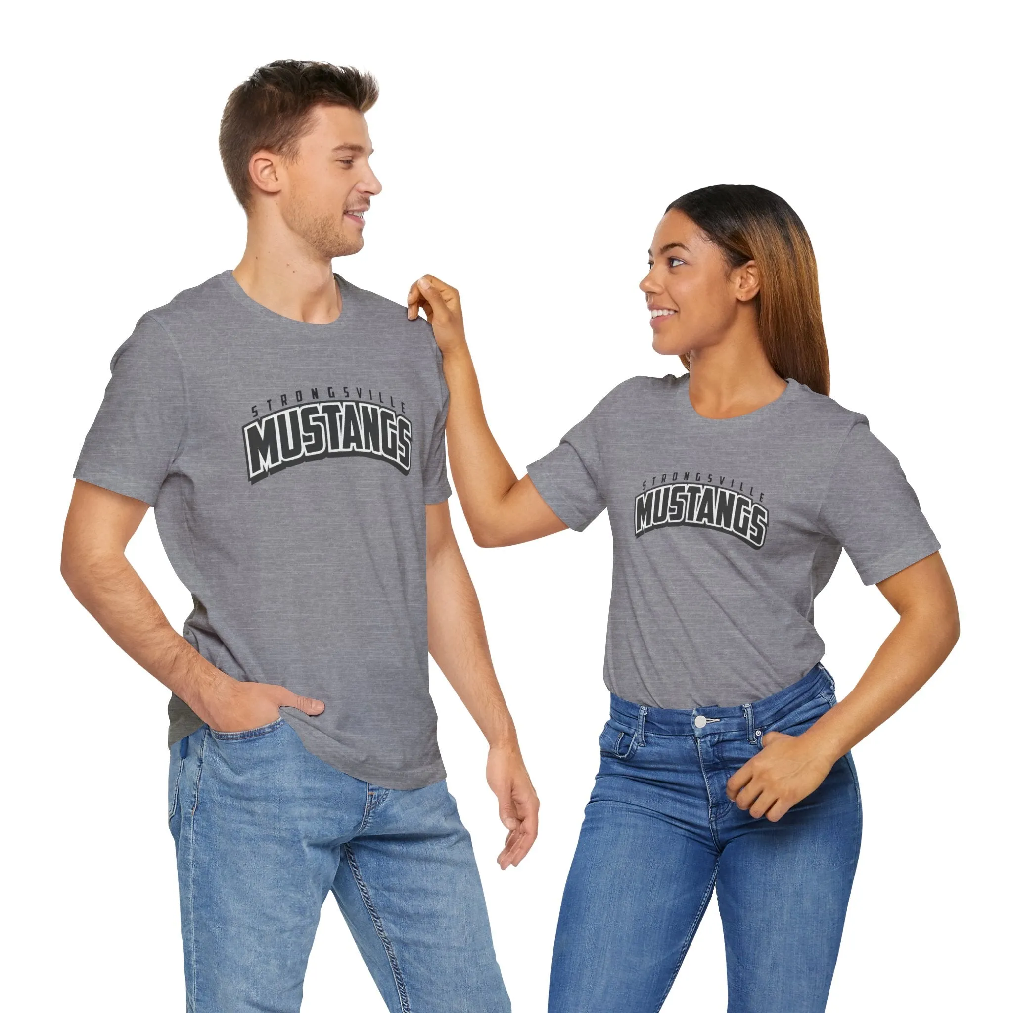 Black Logo Unisex Jersey Short Sleeve Tee