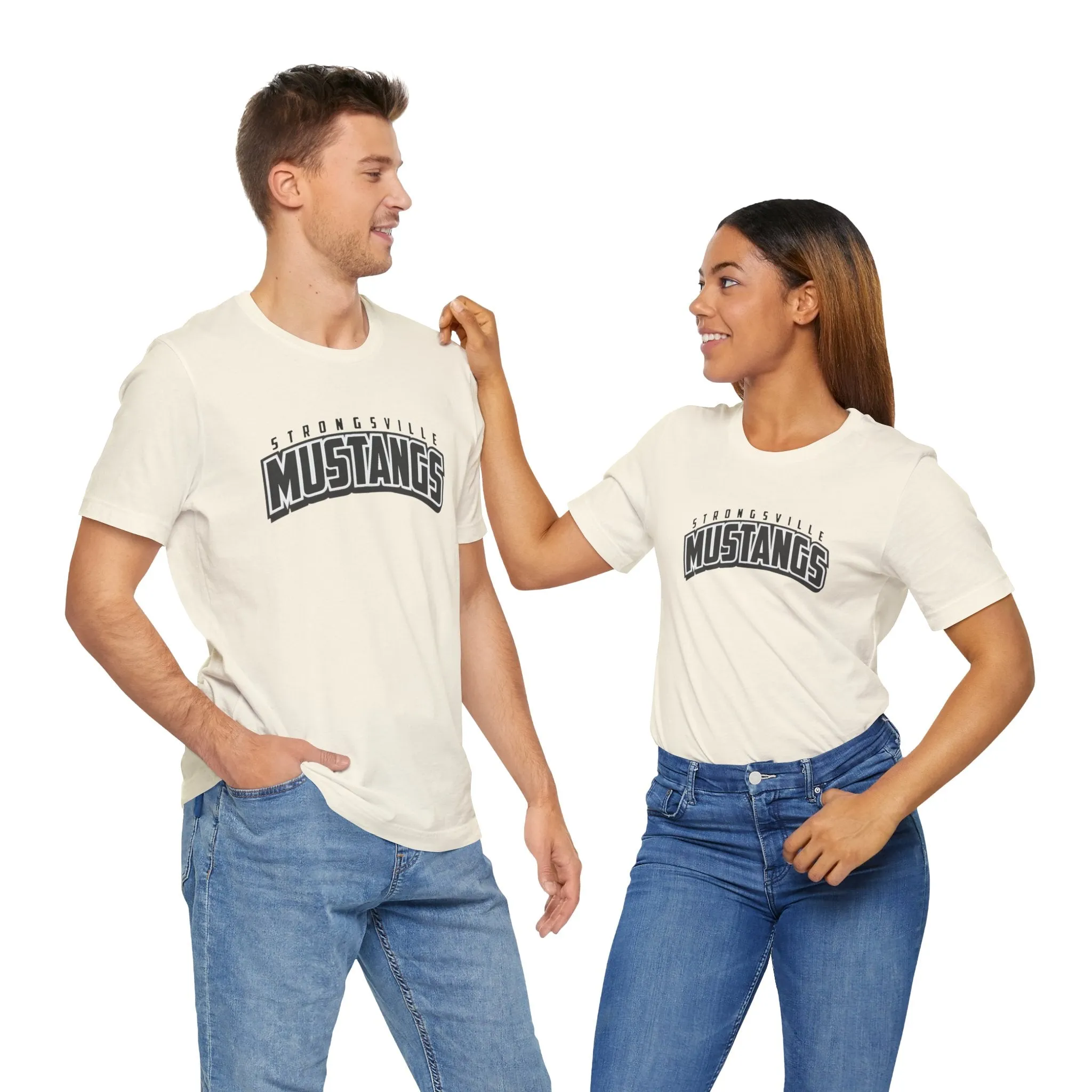 Black Logo Unisex Jersey Short Sleeve Tee