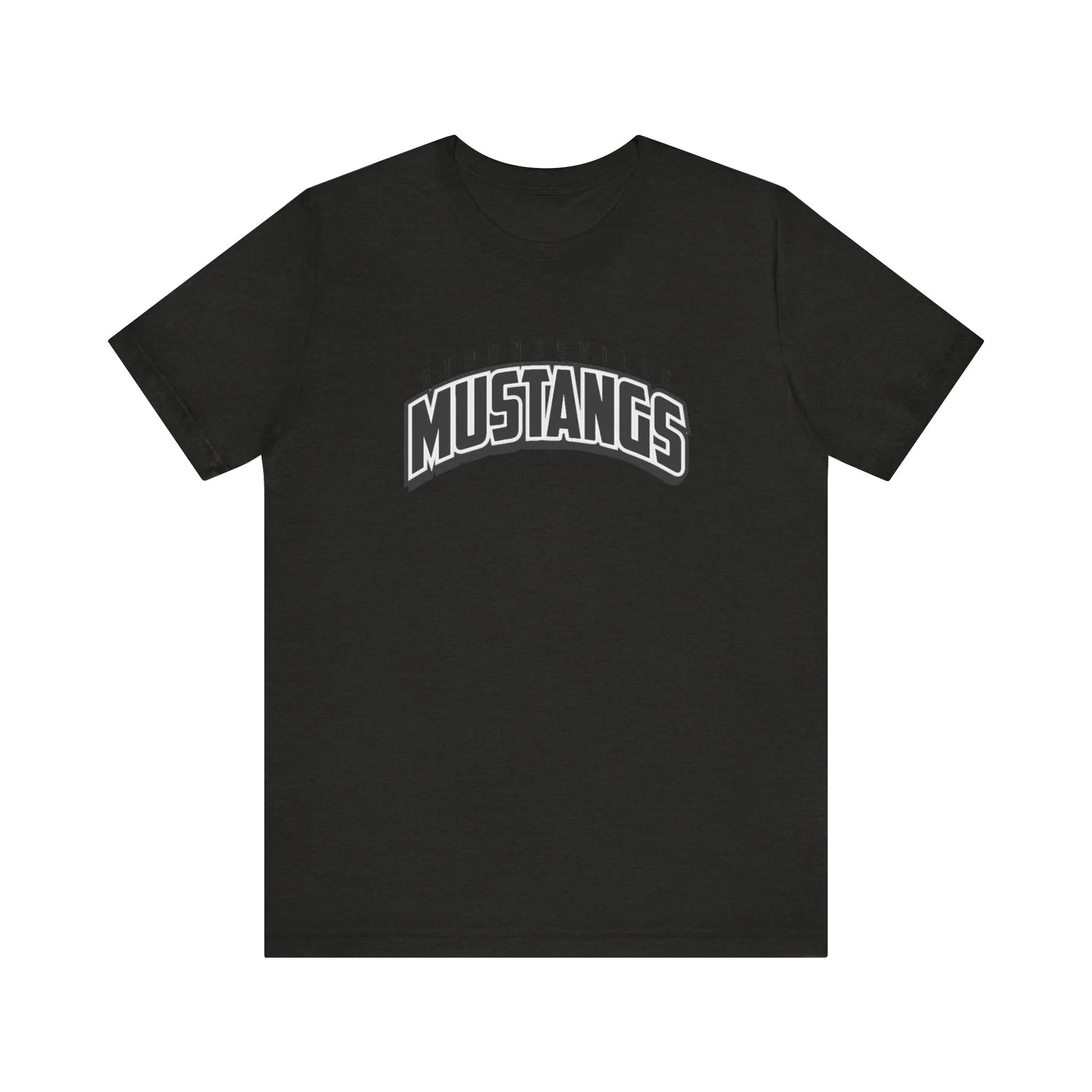 Black Logo Unisex Jersey Short Sleeve Tee