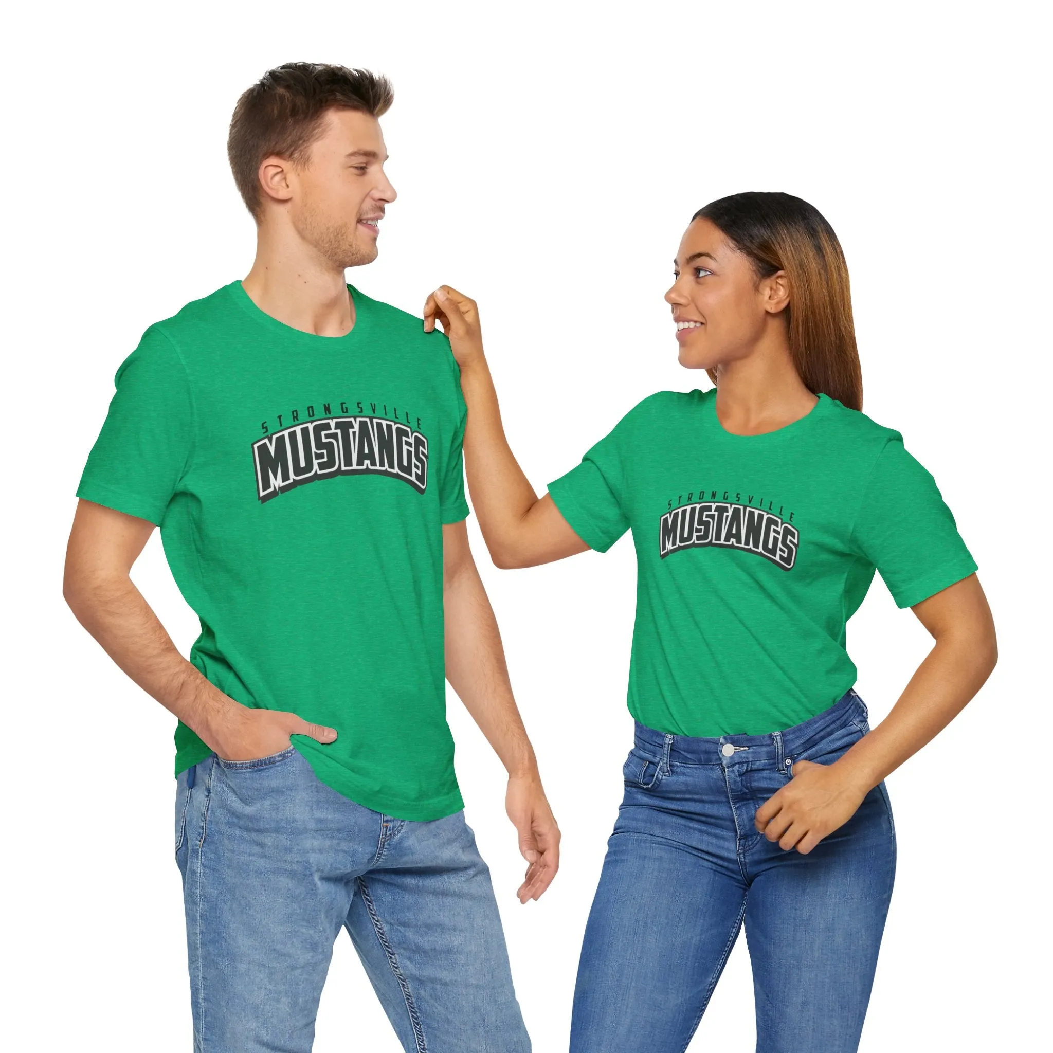 Black Logo Unisex Jersey Short Sleeve Tee