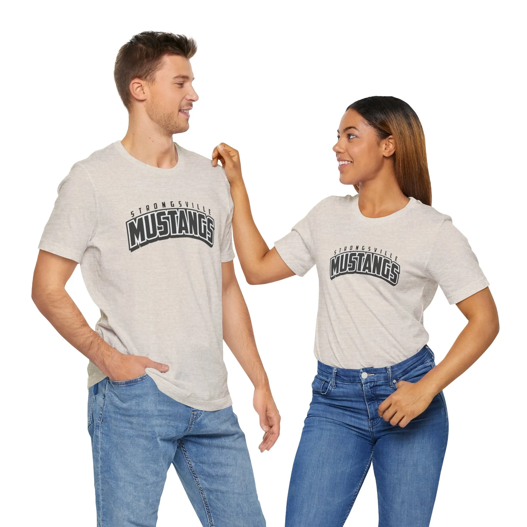 Black Logo Unisex Jersey Short Sleeve Tee