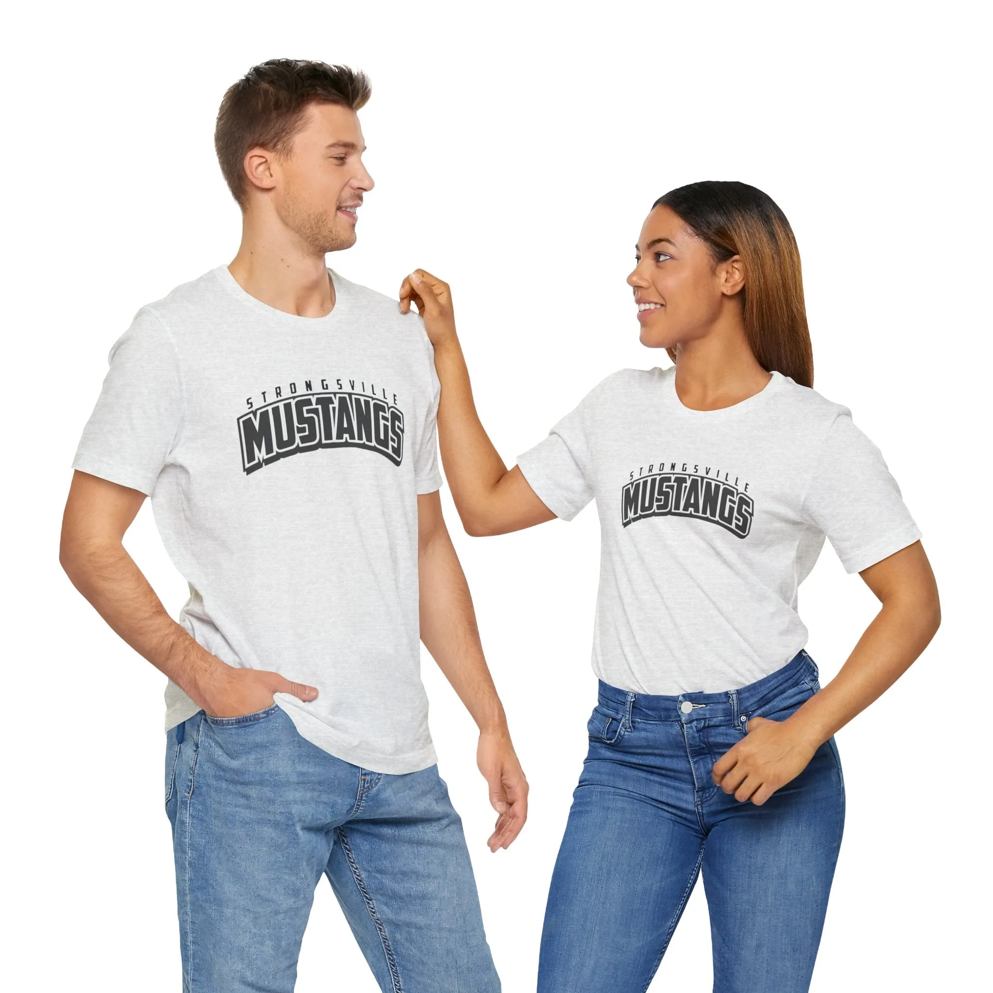 Black Logo Unisex Jersey Short Sleeve Tee