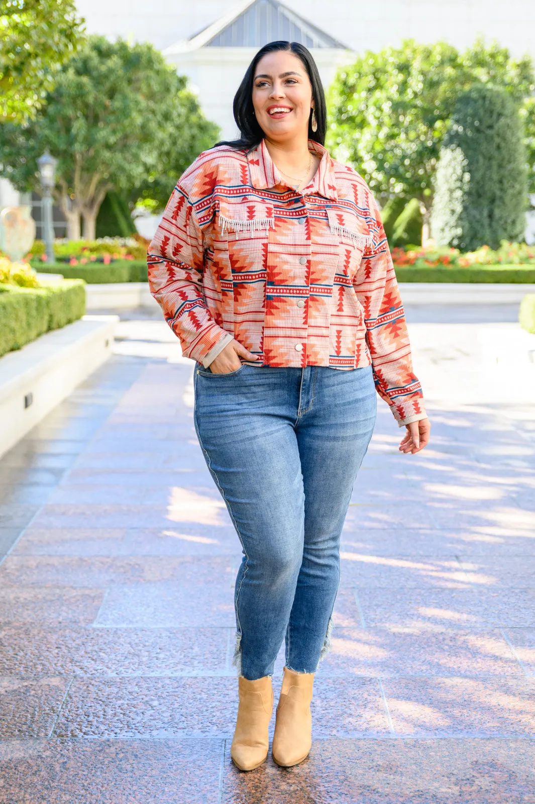 Breaking Free Western Print Jacket - Online Exclusive