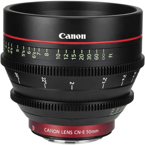 Canon CN-E 50mm T1.3 L F Cinema Prime - EF Mount Lens