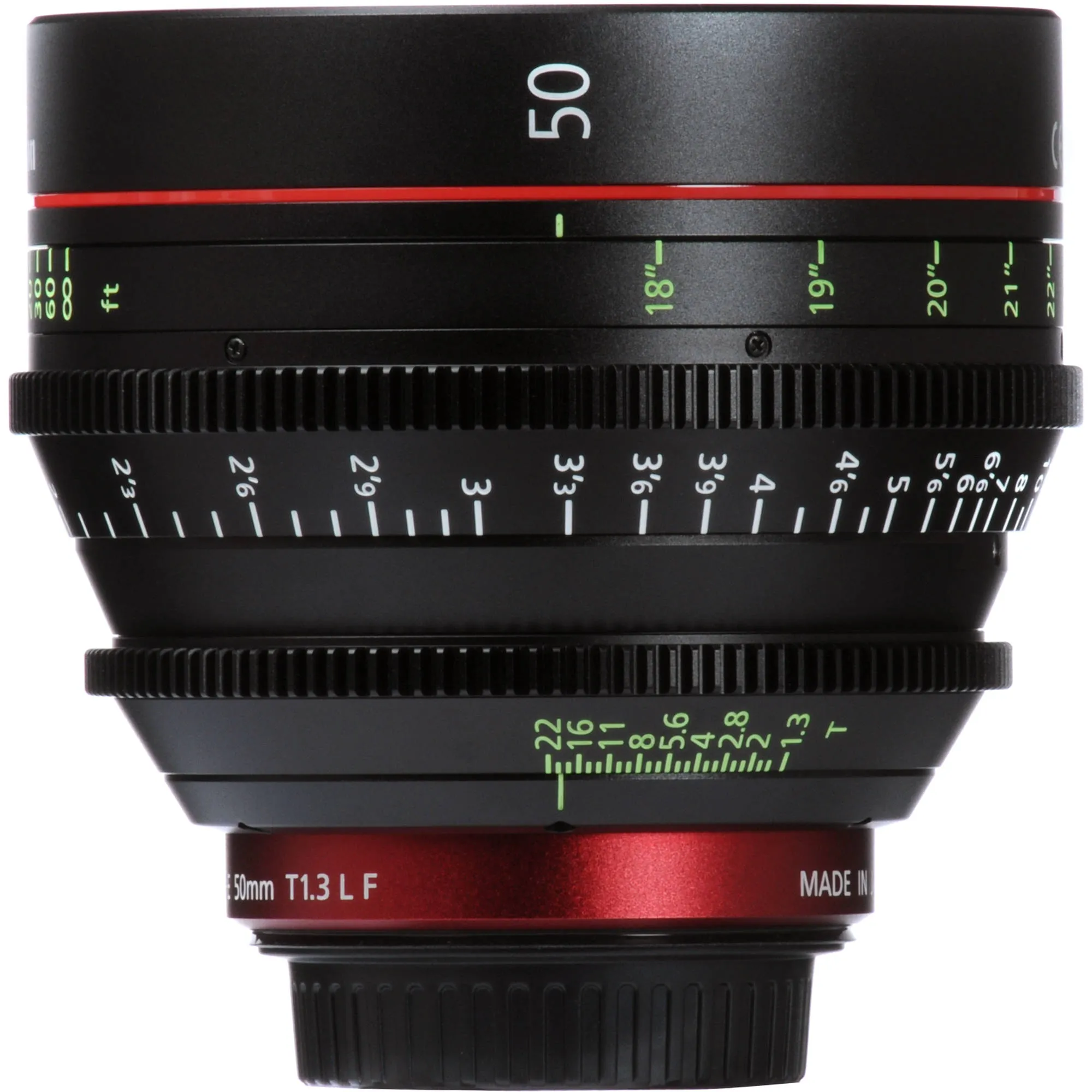 Canon CN-E 50mm T1.3 L F Cinema Prime - EF Mount Lens