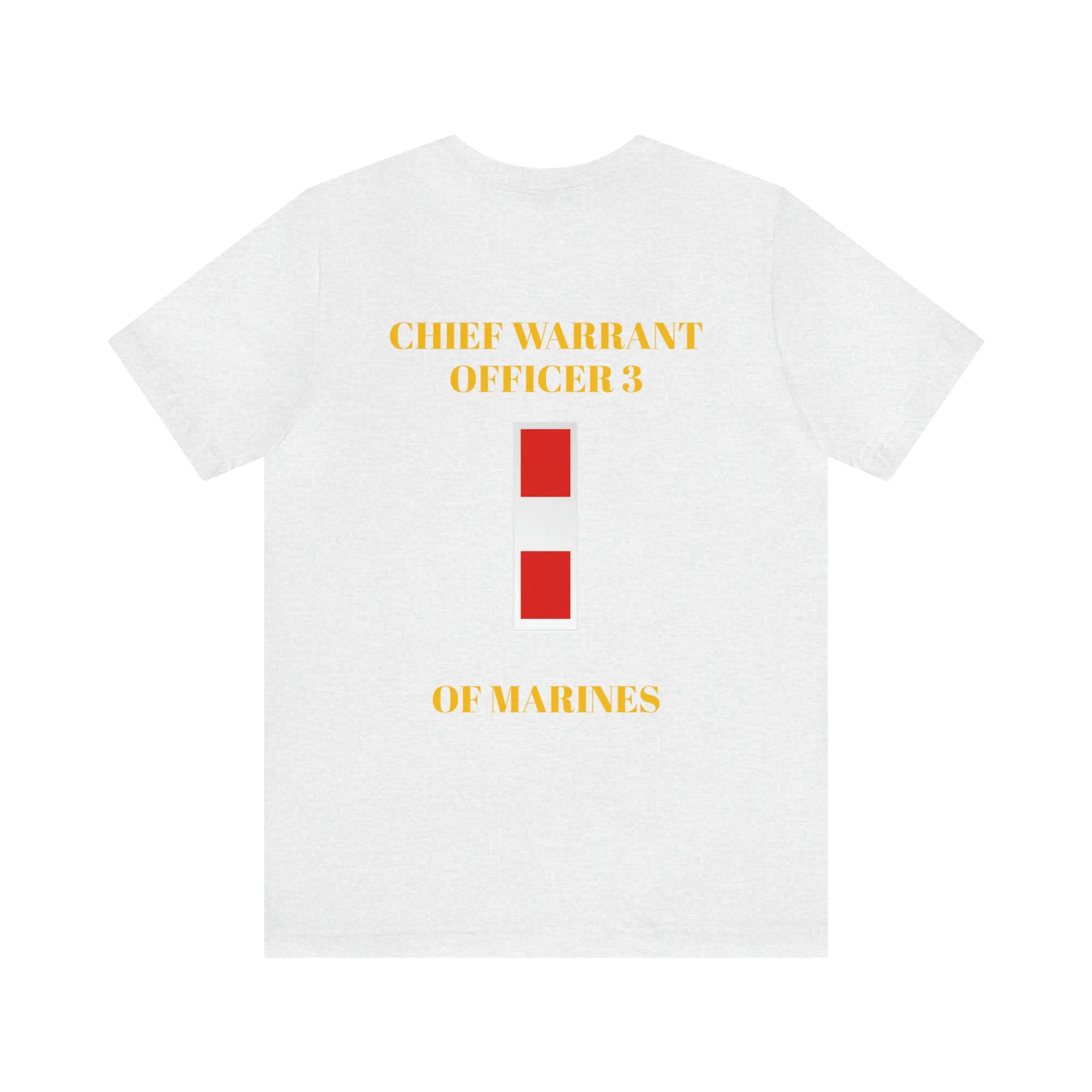 Chief Warrant Officer 3 of Marines Jersey Short Sleeve Tee
