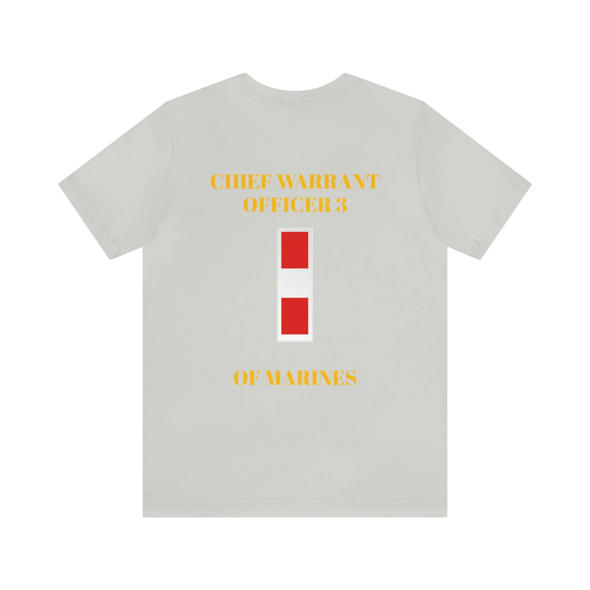 Chief Warrant Officer 3 of Marines Jersey Short Sleeve Tee