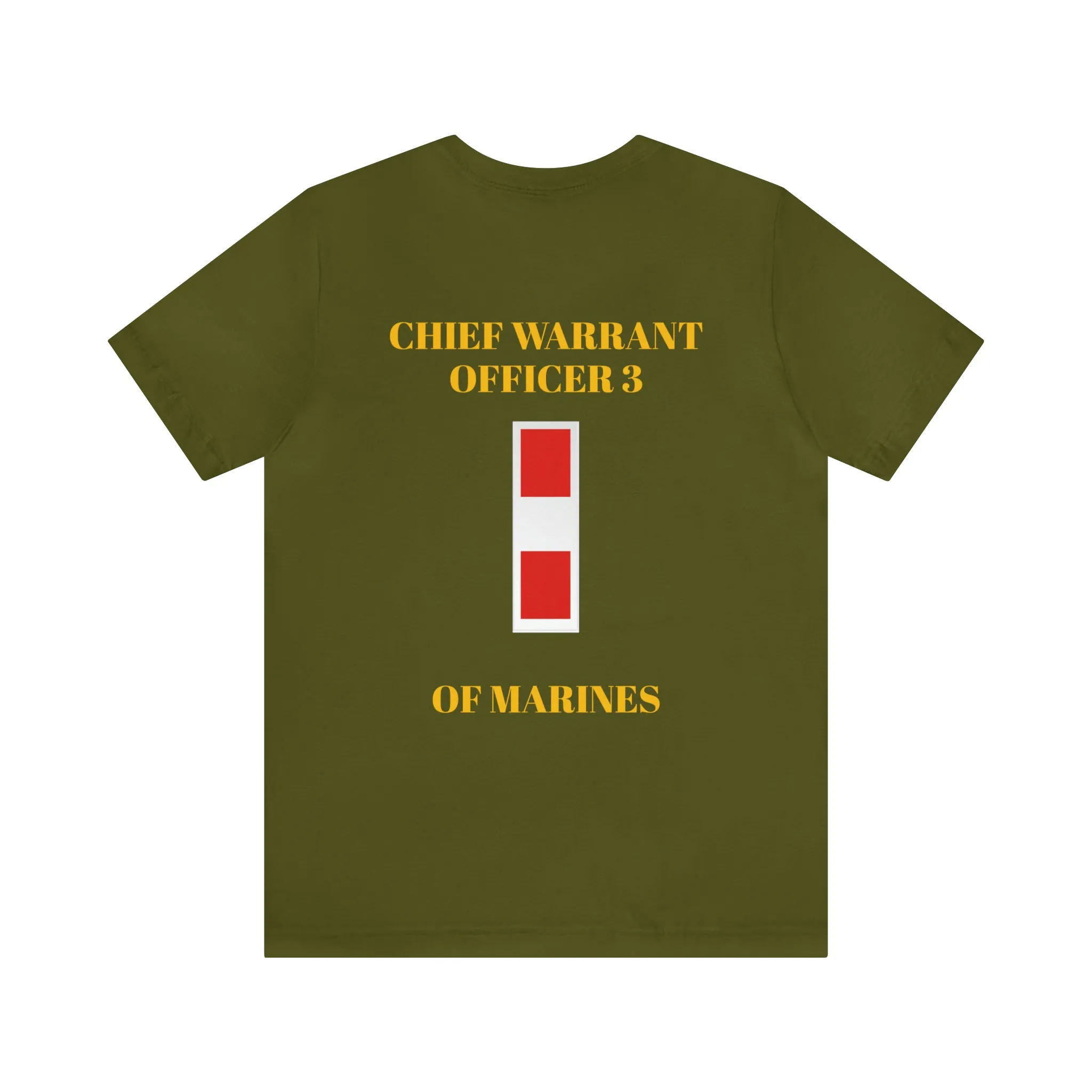 Chief Warrant Officer 3 of Marines Jersey Short Sleeve Tee