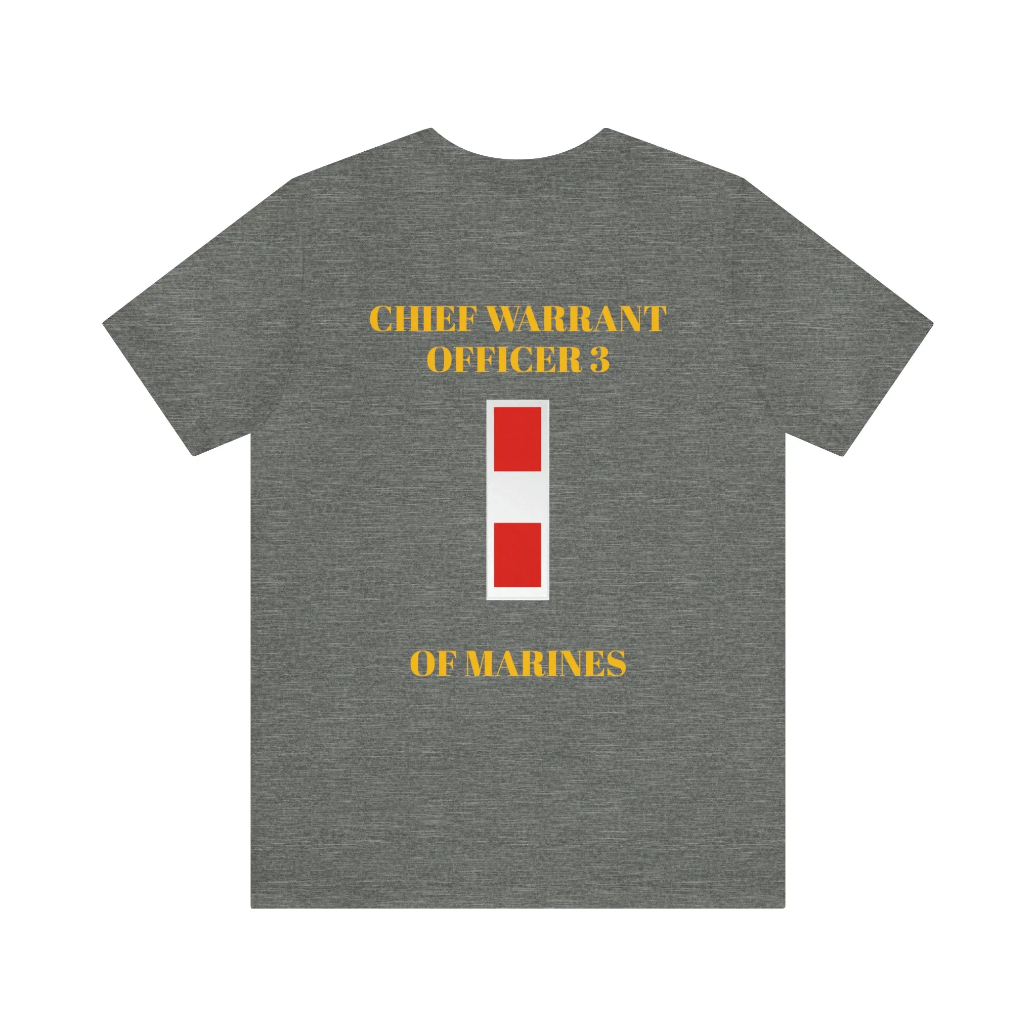 Chief Warrant Officer 3 of Marines Jersey Short Sleeve Tee