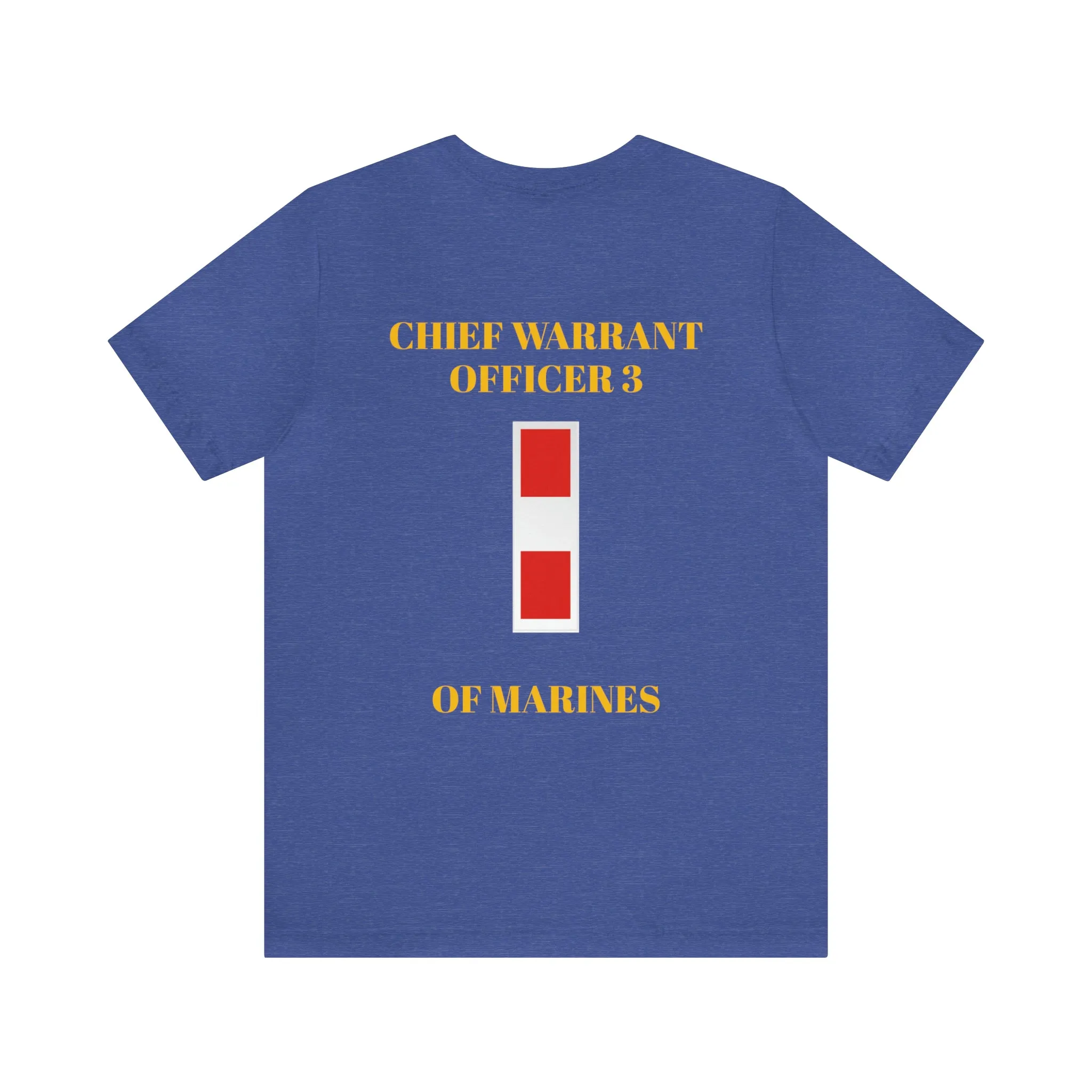 Chief Warrant Officer 3 of Marines Jersey Short Sleeve Tee