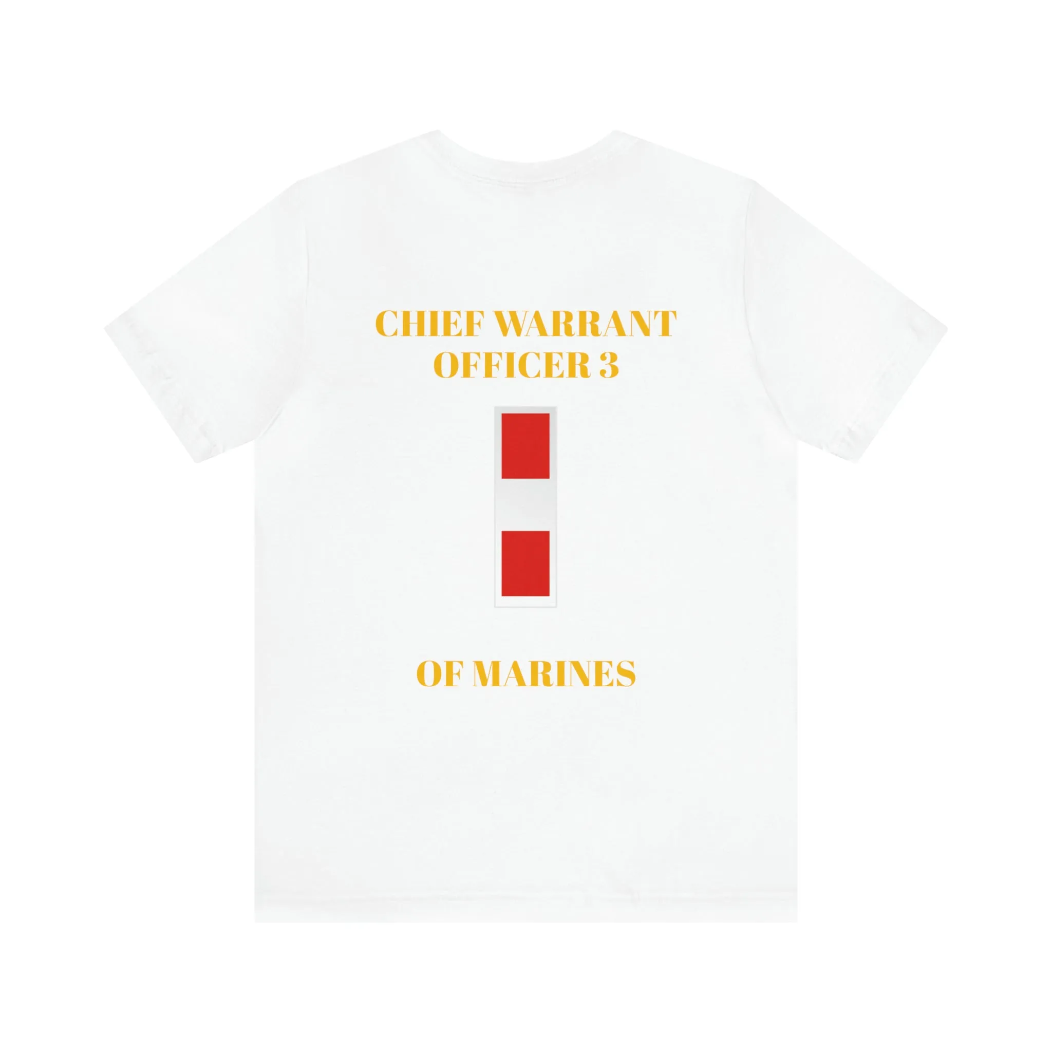 Chief Warrant Officer 3 of Marines Jersey Short Sleeve Tee