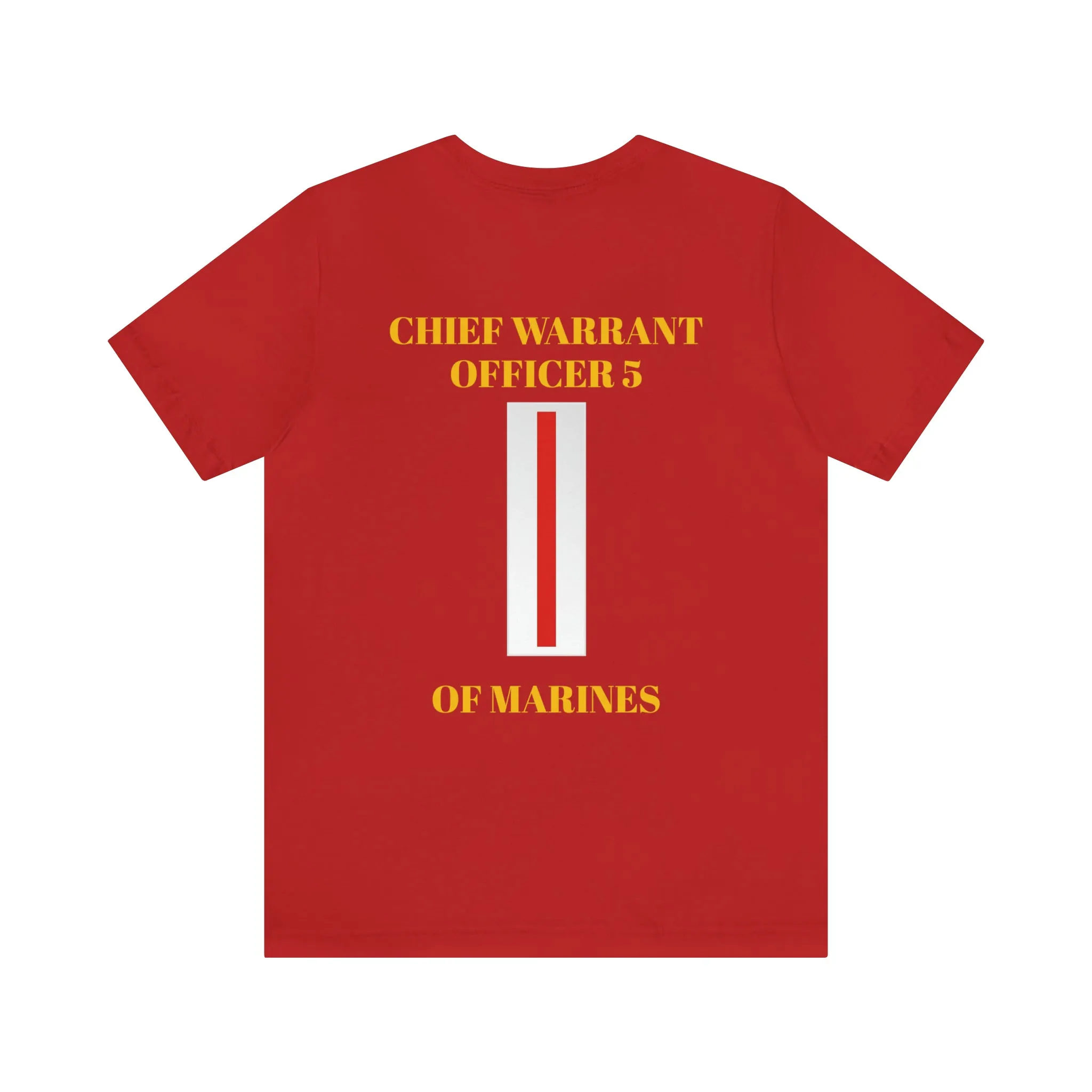 Chief Warrant Officer 5 of Marines Jersey Short Sleeve Tee