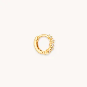 Cluster Hoop 6.5mm in Gold