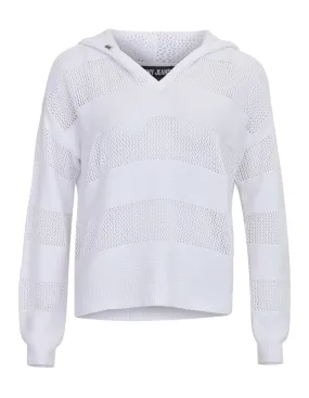Cotton Yarn Faux Acid Wash Sweater