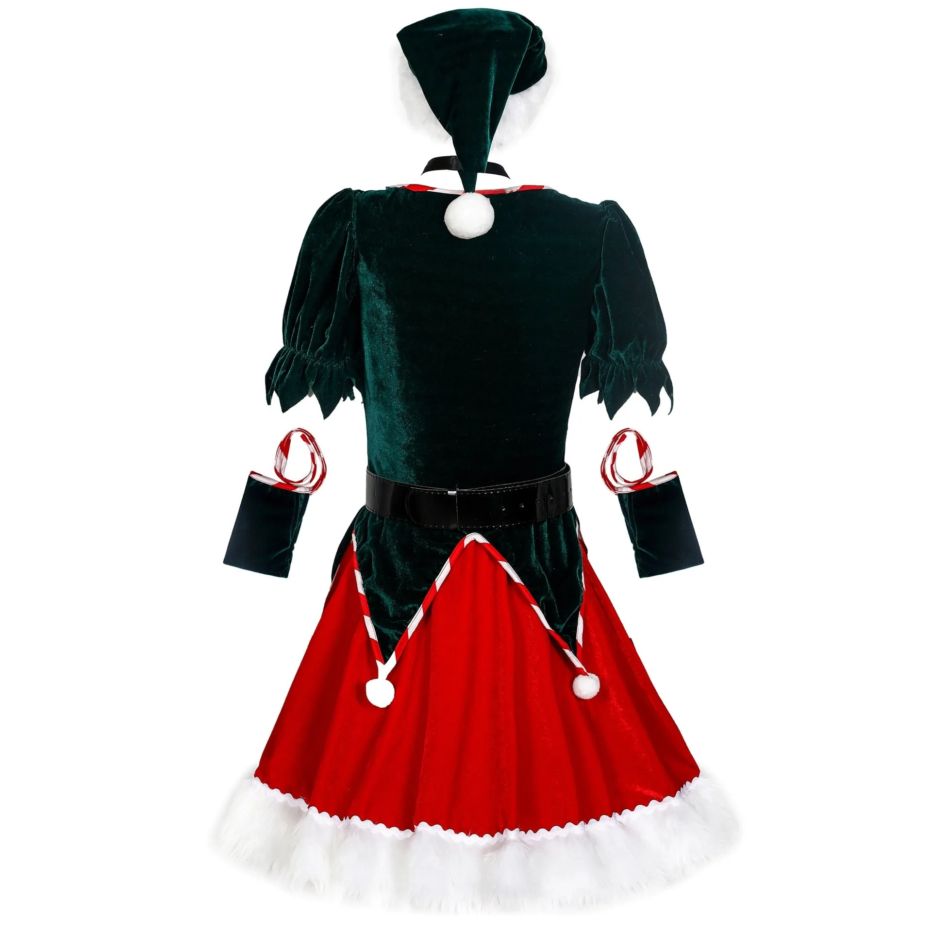DressBetty - Christmas Clothing M-XXL Conjoined Christmas Dress Stage Acting Costume Santa Claus Cosplay Suit