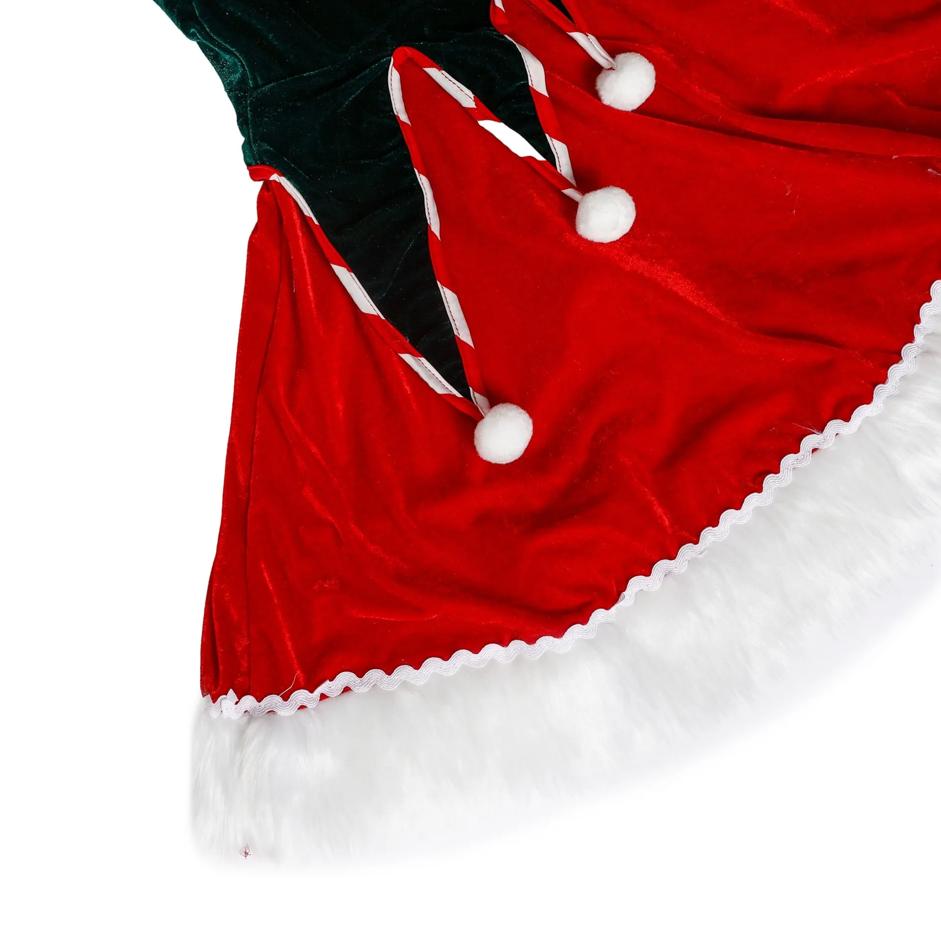 DressBetty - Christmas Clothing M-XXL Conjoined Christmas Dress Stage Acting Costume Santa Claus Cosplay Suit