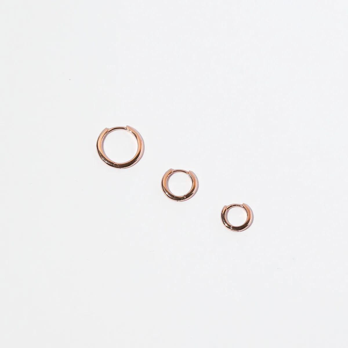 Essential 8mm Hoop in Rose Gold