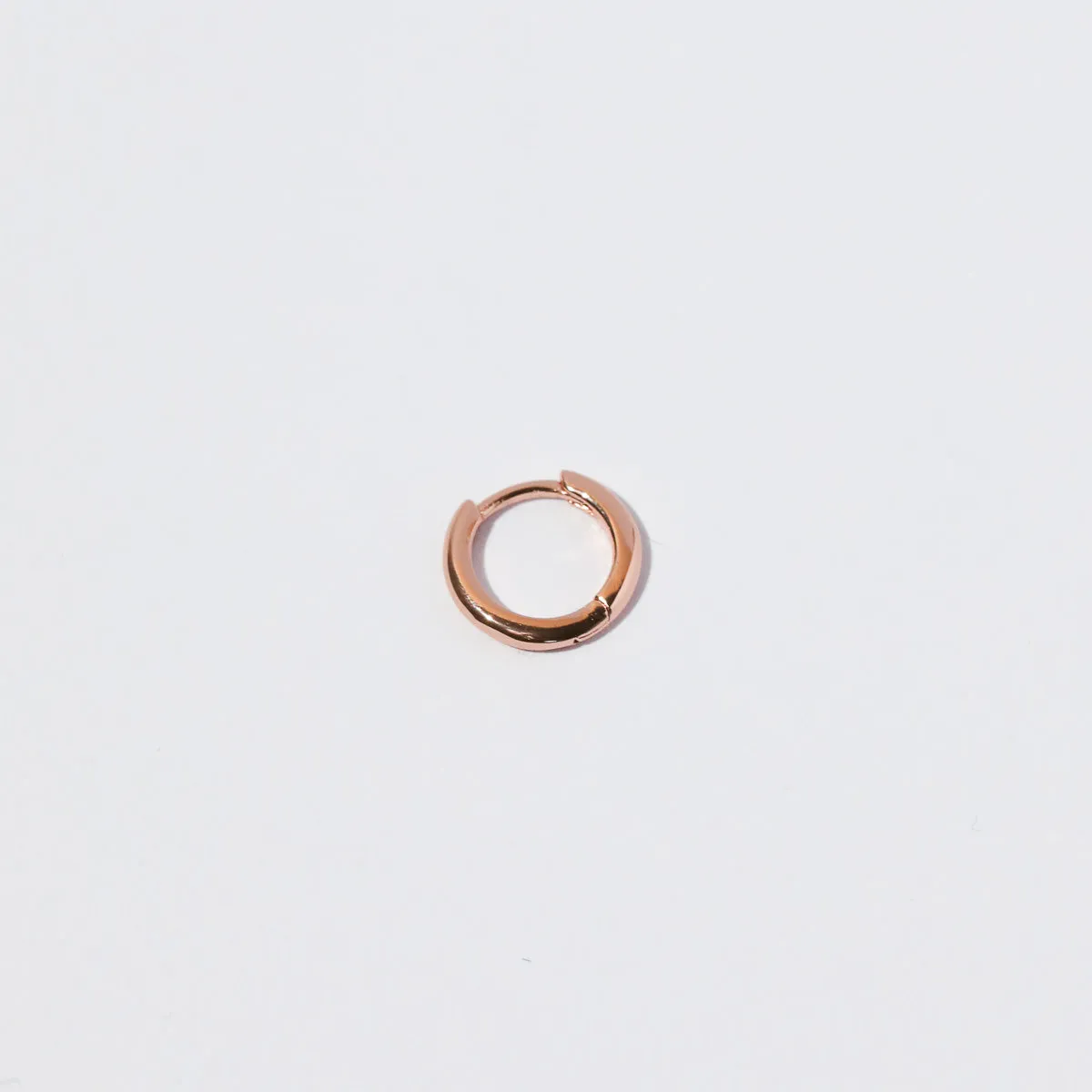 Essential 8mm Hoop in Rose Gold
